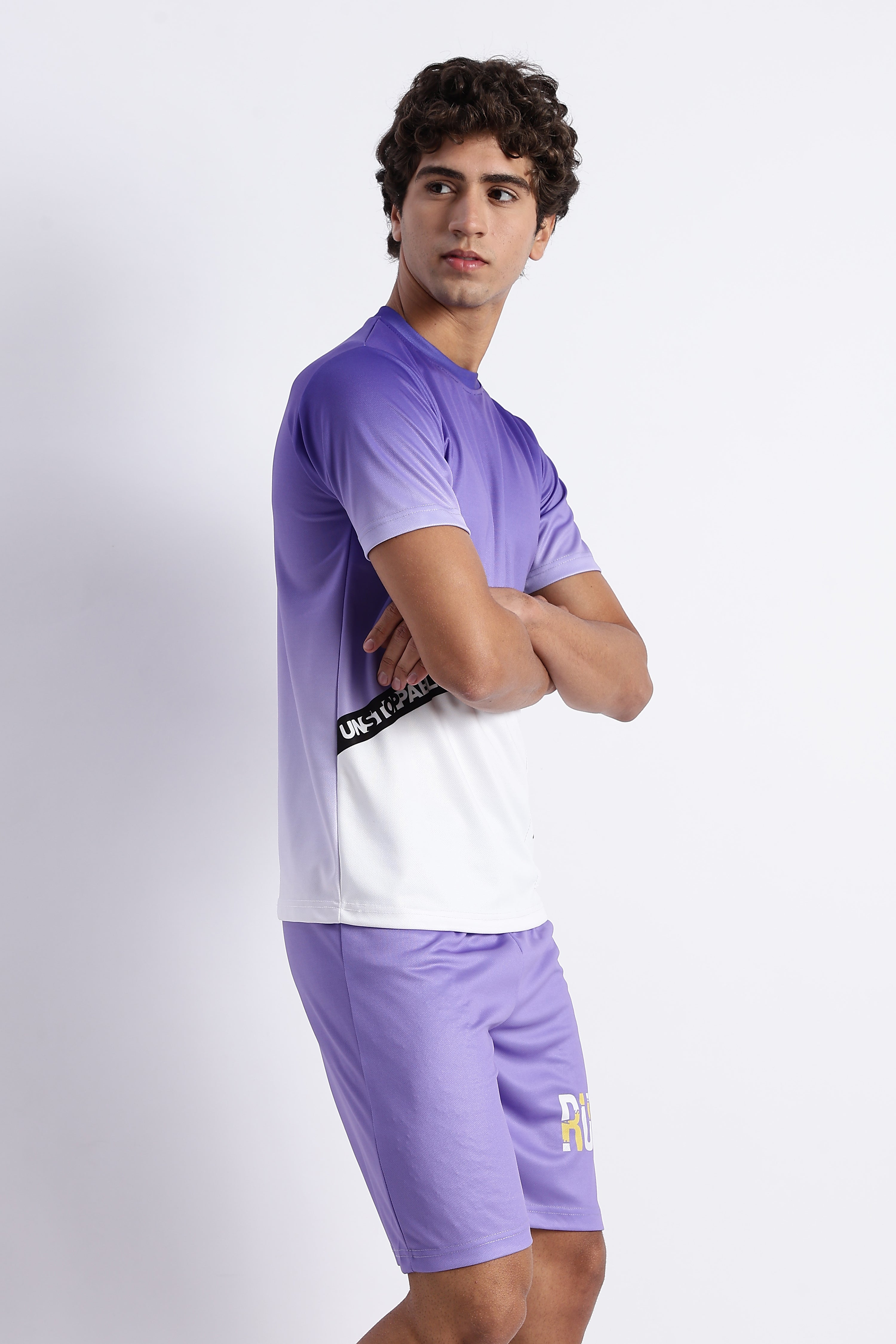 Purple UNSTOPPABLE Athletic Jersey – One Step Sporty Tee