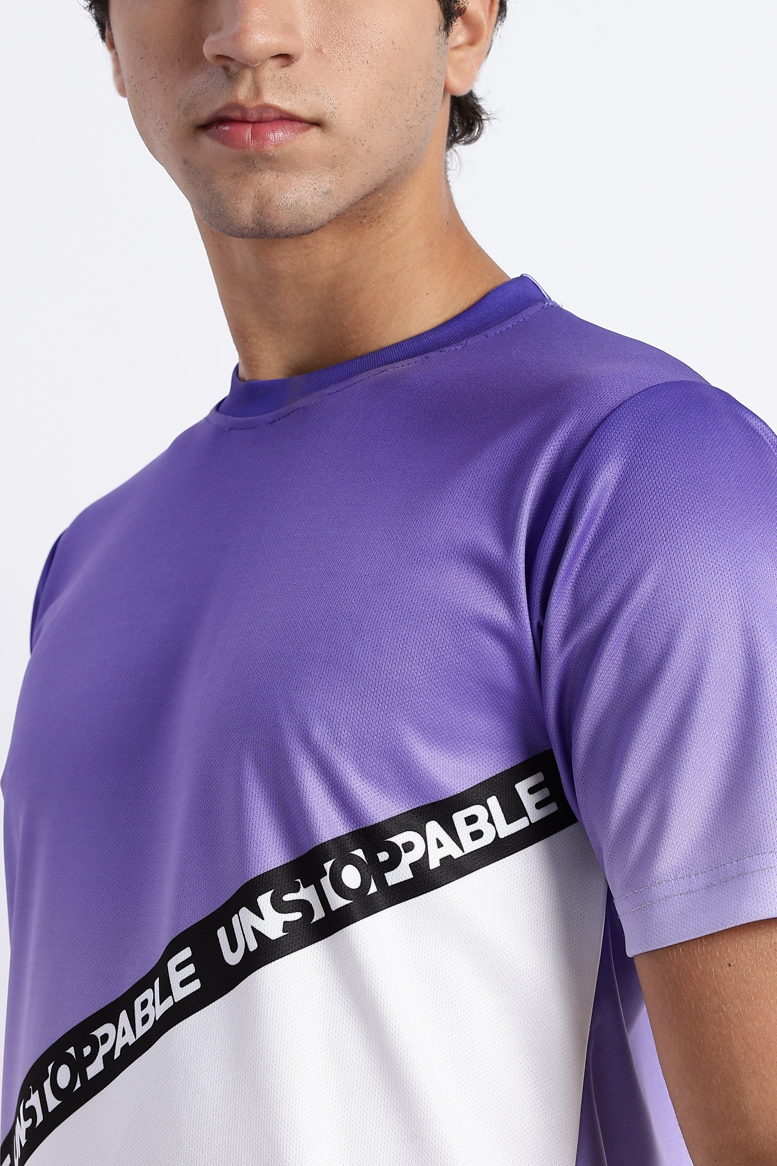 Purple UNSTOPPABLE Athletic Jersey – One Step Sporty Tee