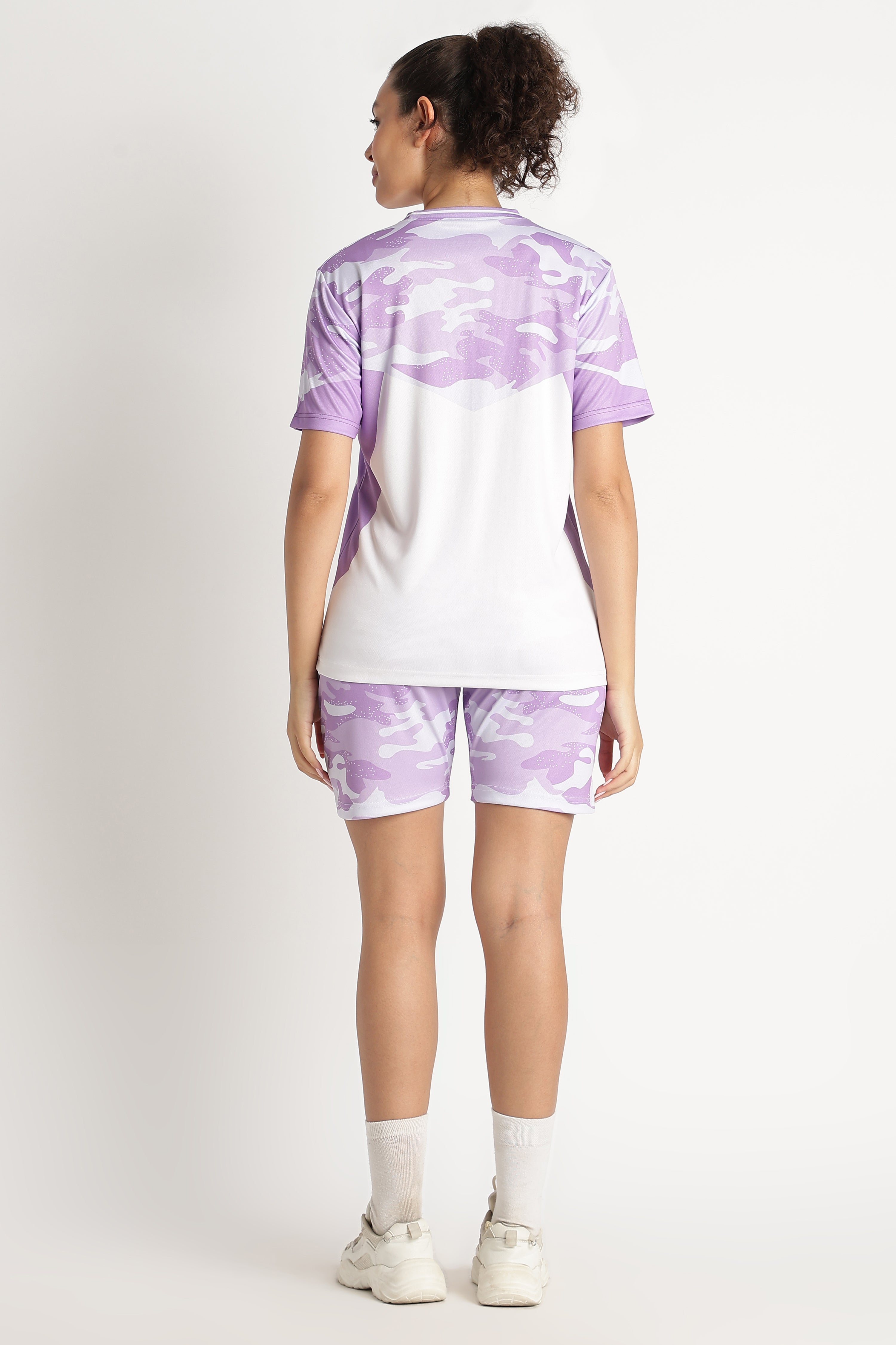 Purple Camo Athletic Jersey | Lightweight Performance Sportswear Tee
