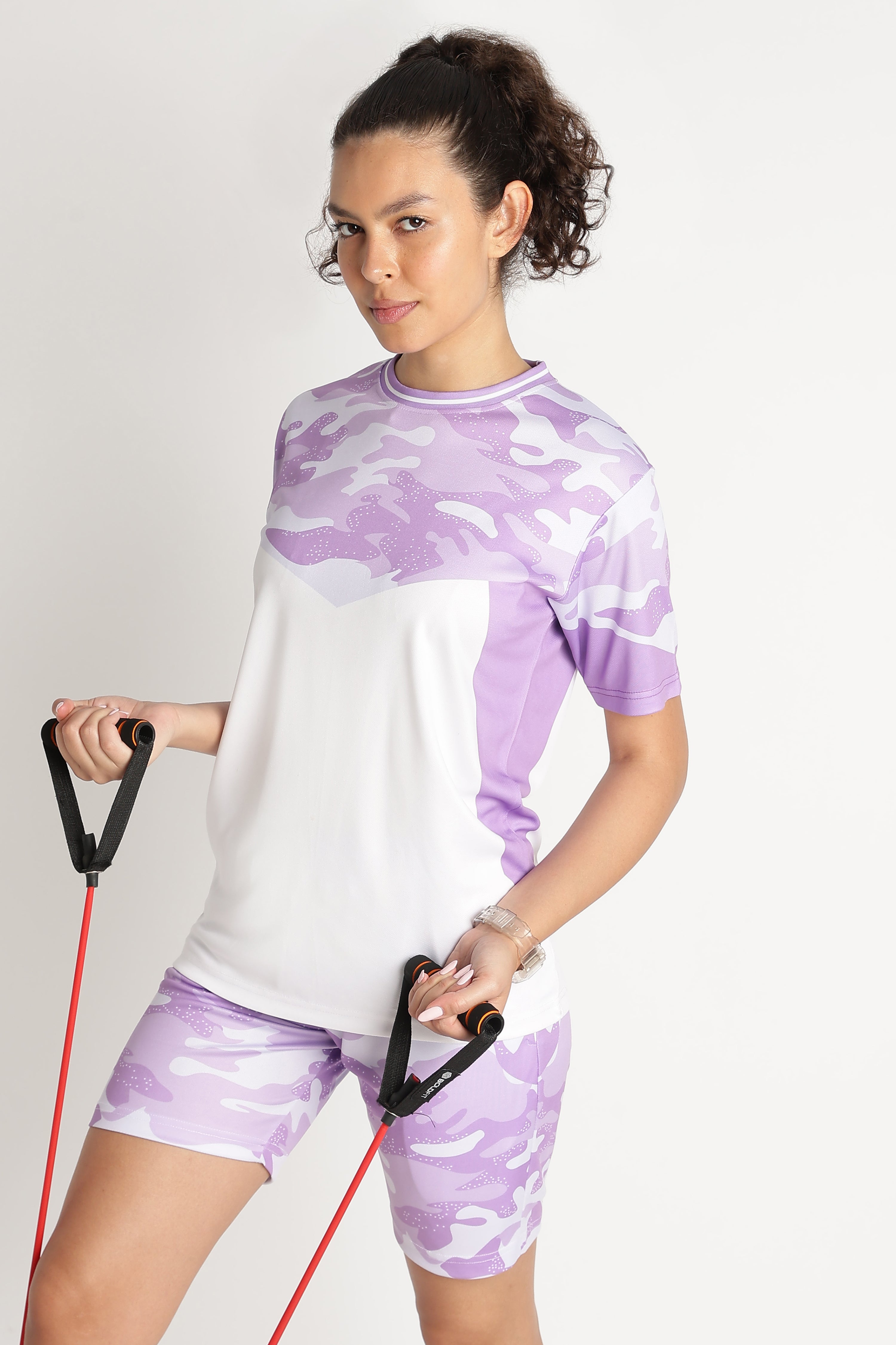 Purple Camo Athletic Jersey | Lightweight Performance Sportswear Tee
