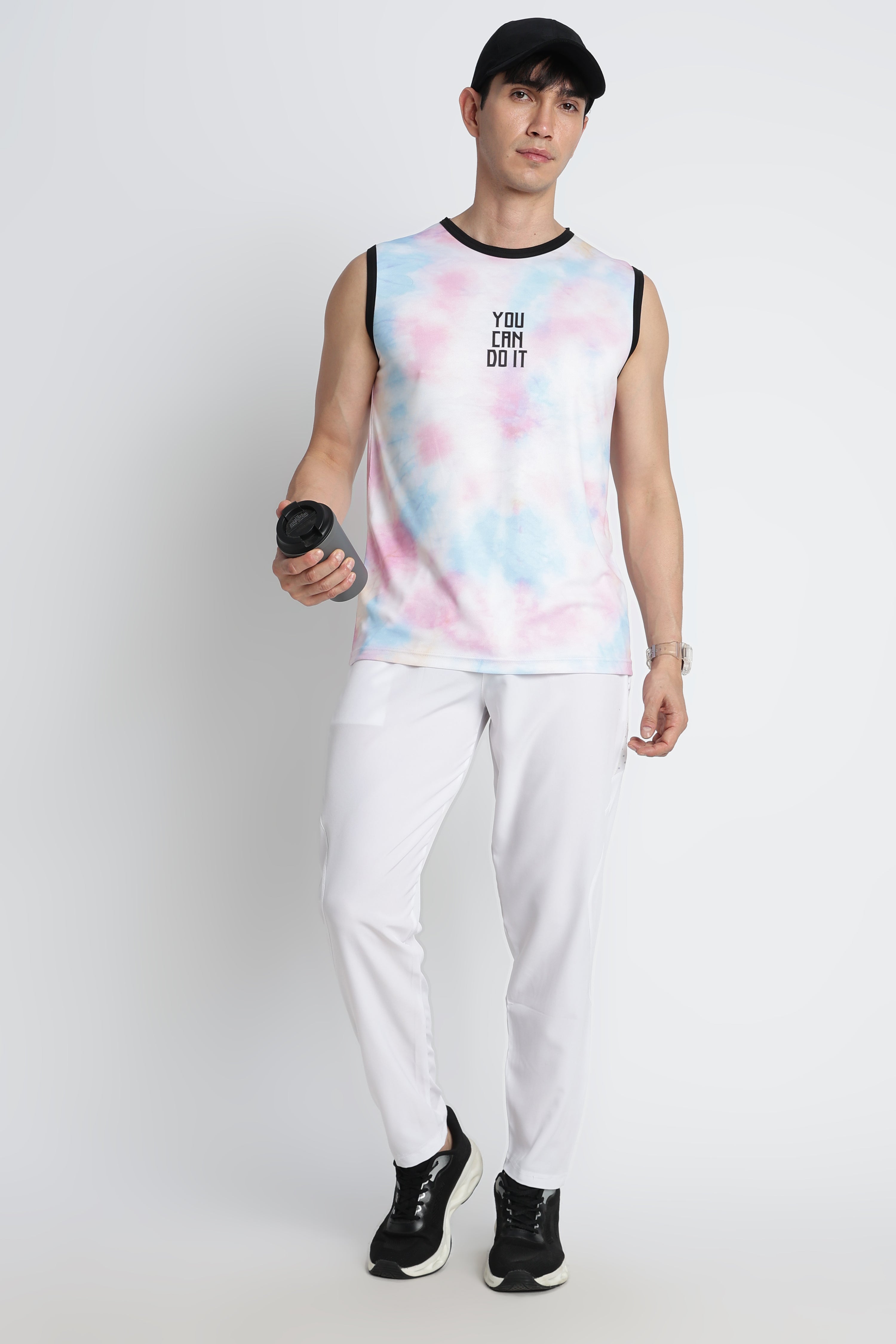 Tie-Dye Gym Tank Top – Breathable Activewear