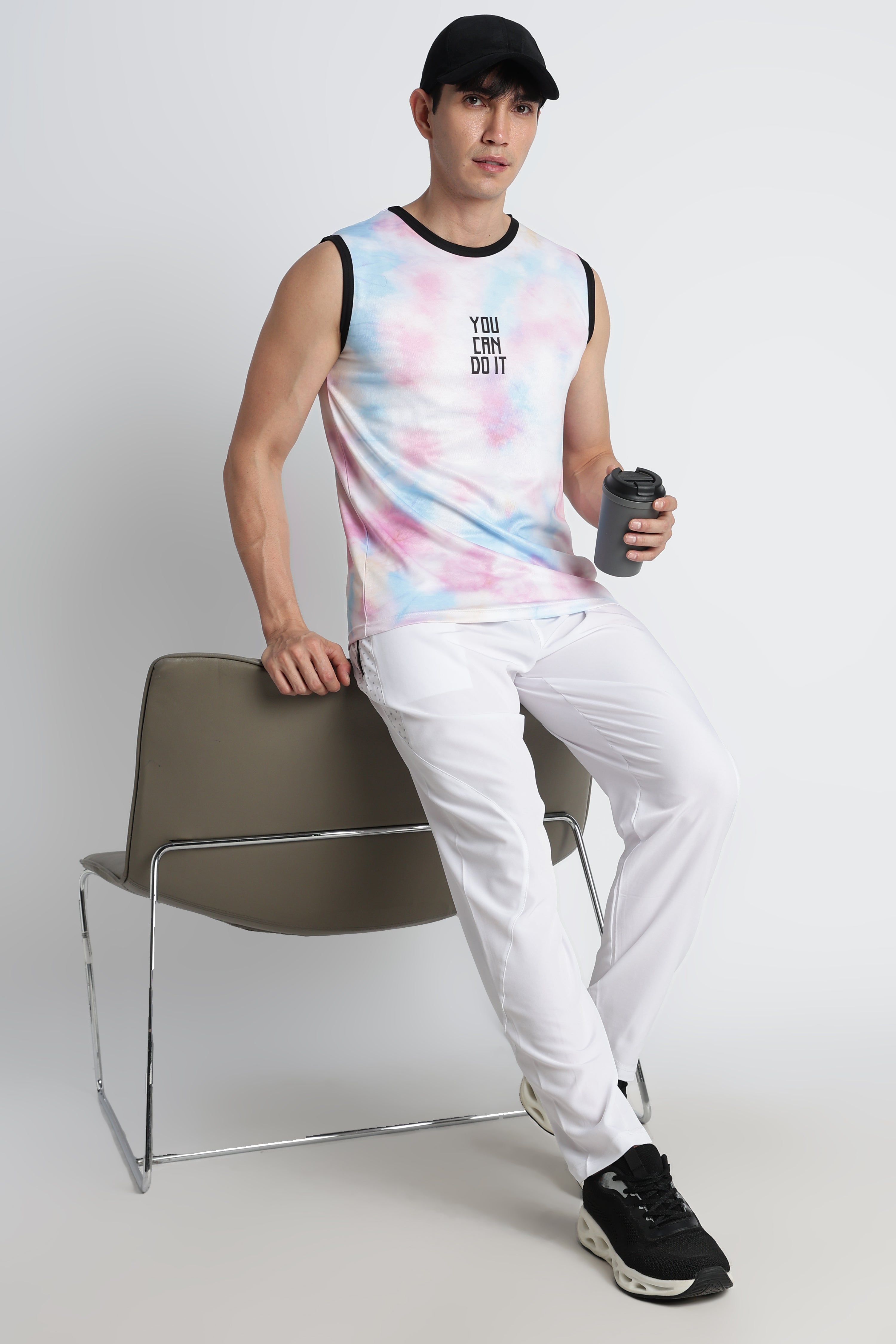 Tie-Dye Gym Tank Top – Breathable Activewear