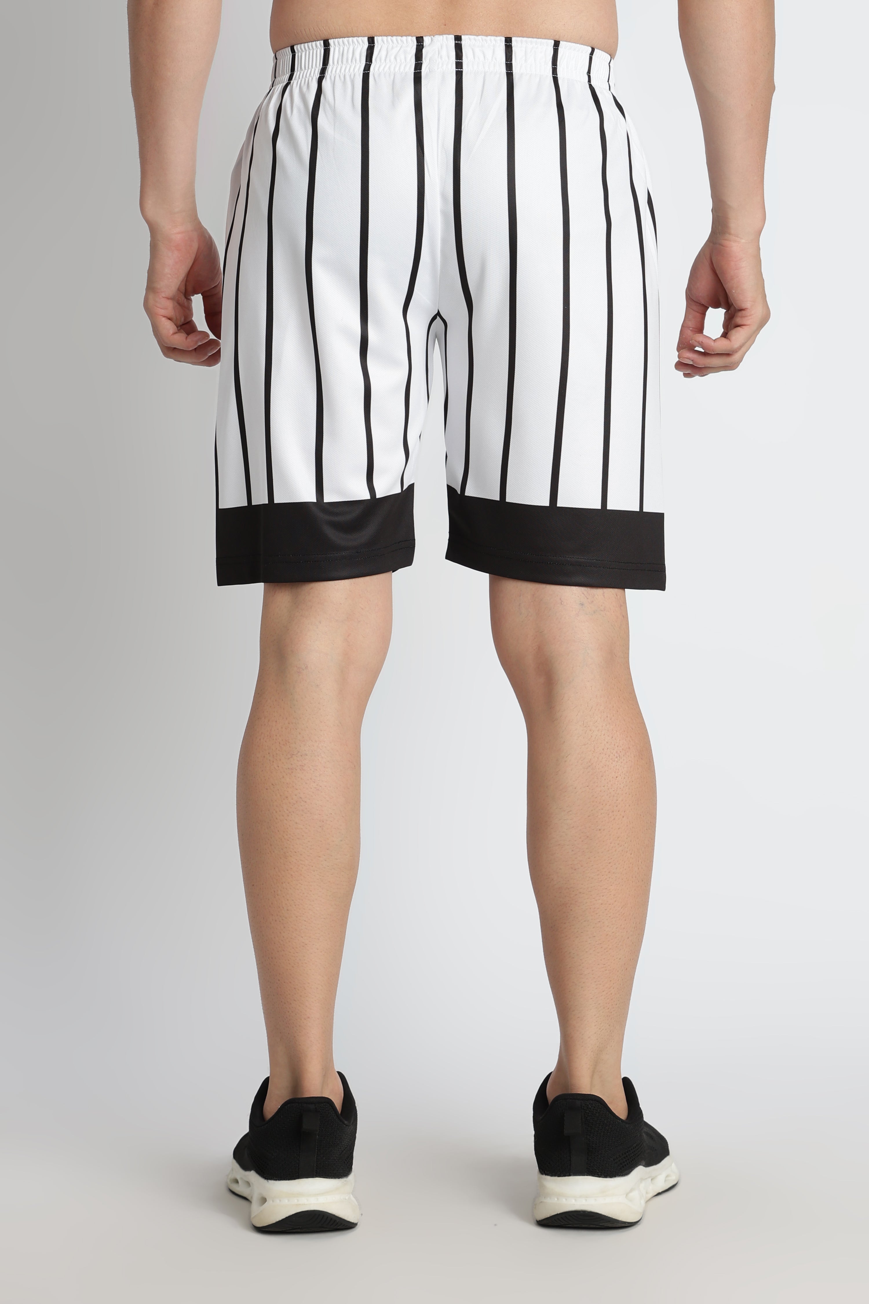 Black & White Striped Football Jersey – Performance Active Wear