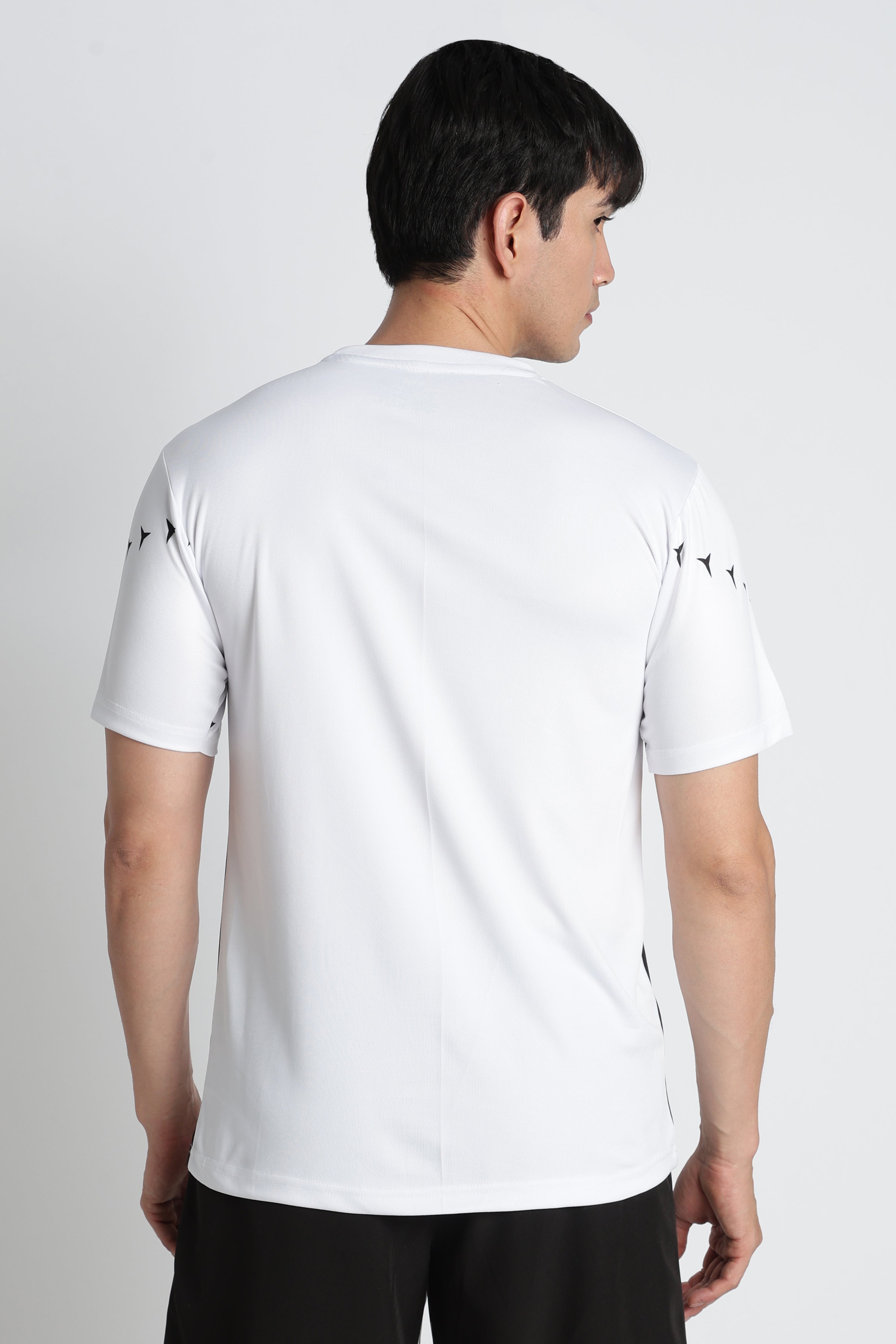 XTEX White Activewear Jersey – Breathable Moisture ‑ wicking