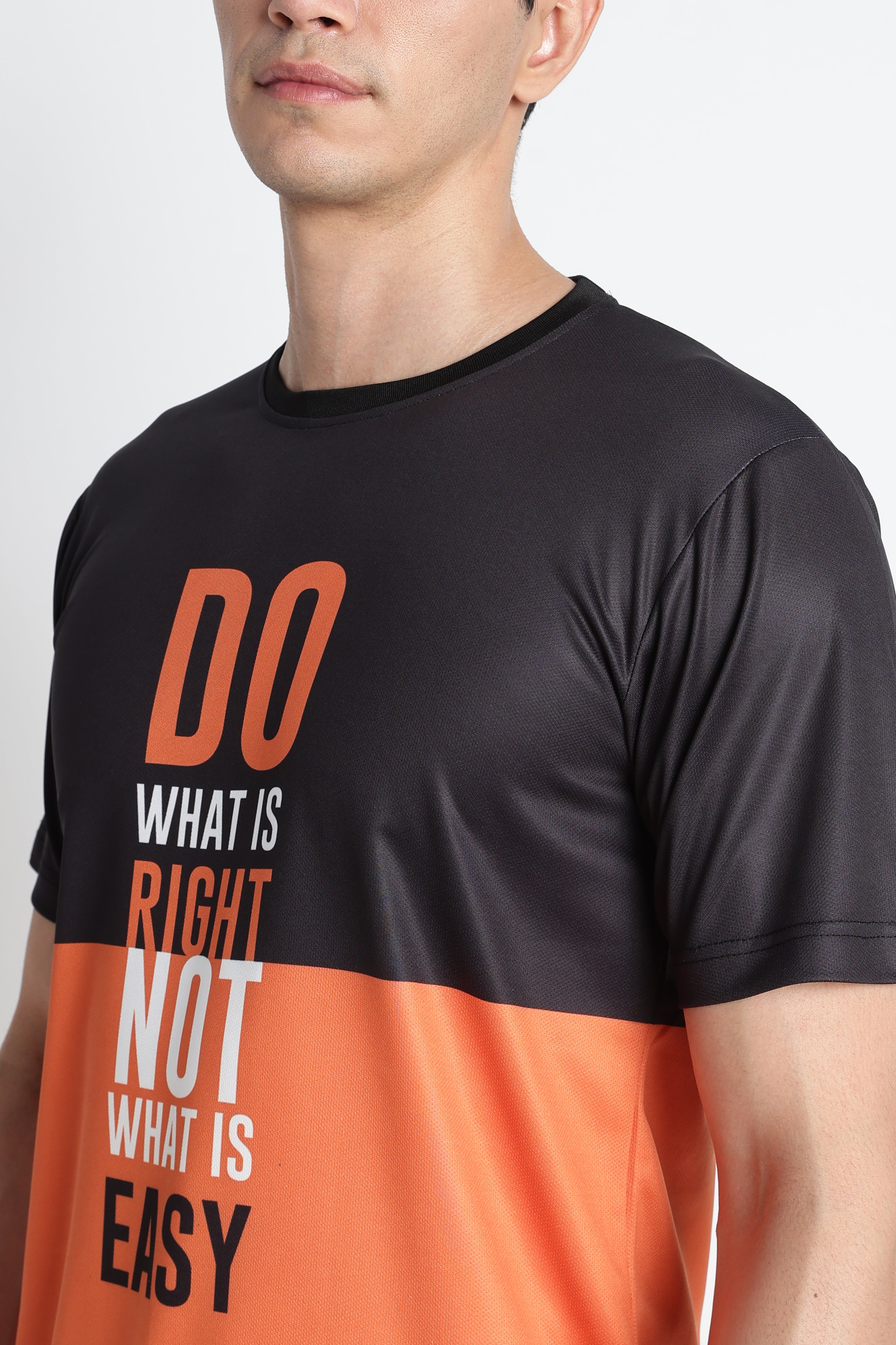 Black-Orange Activewear Jersey – Stop. Pause . Play