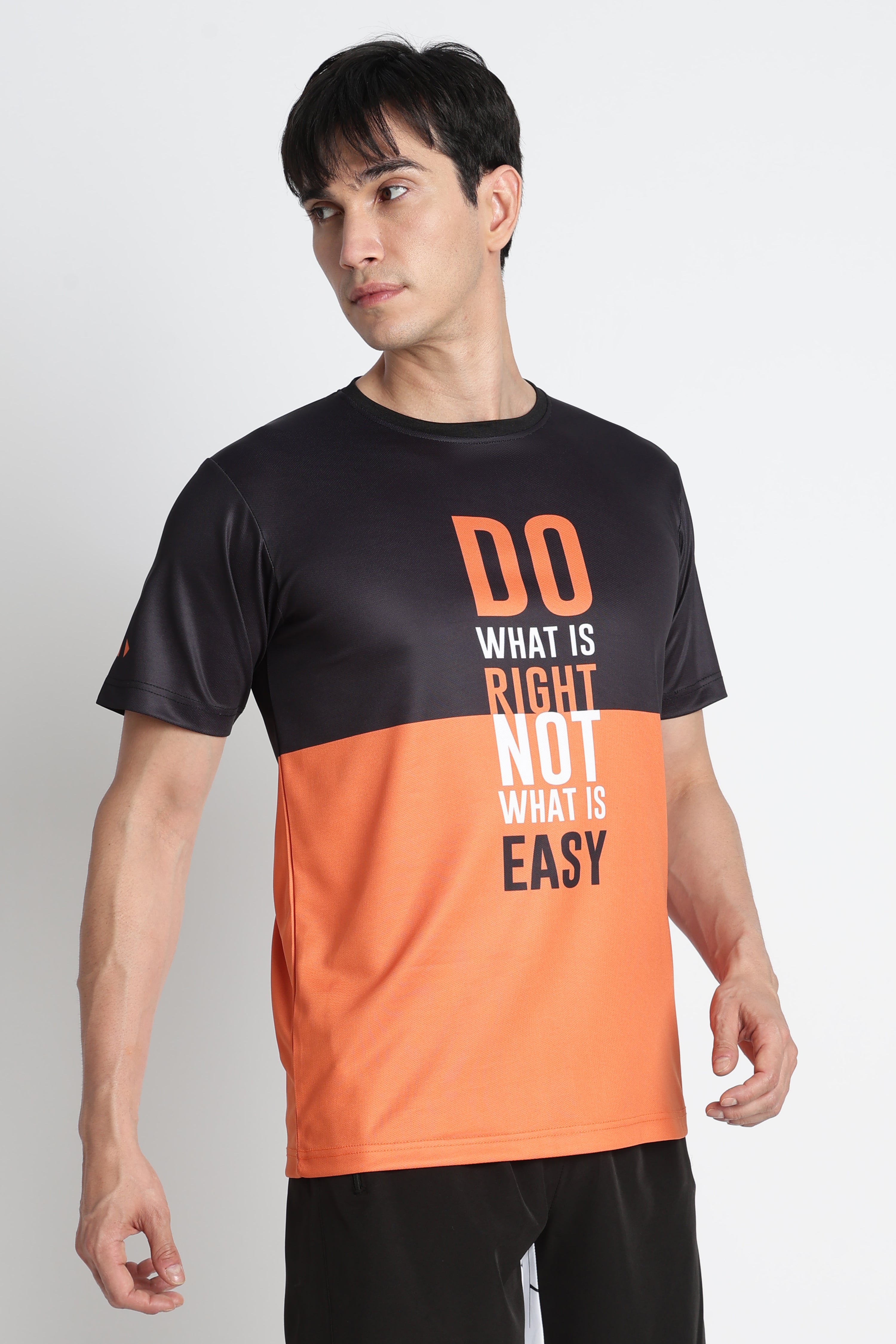 Black-Orange Activewear Jersey – Stop. Pause . Play