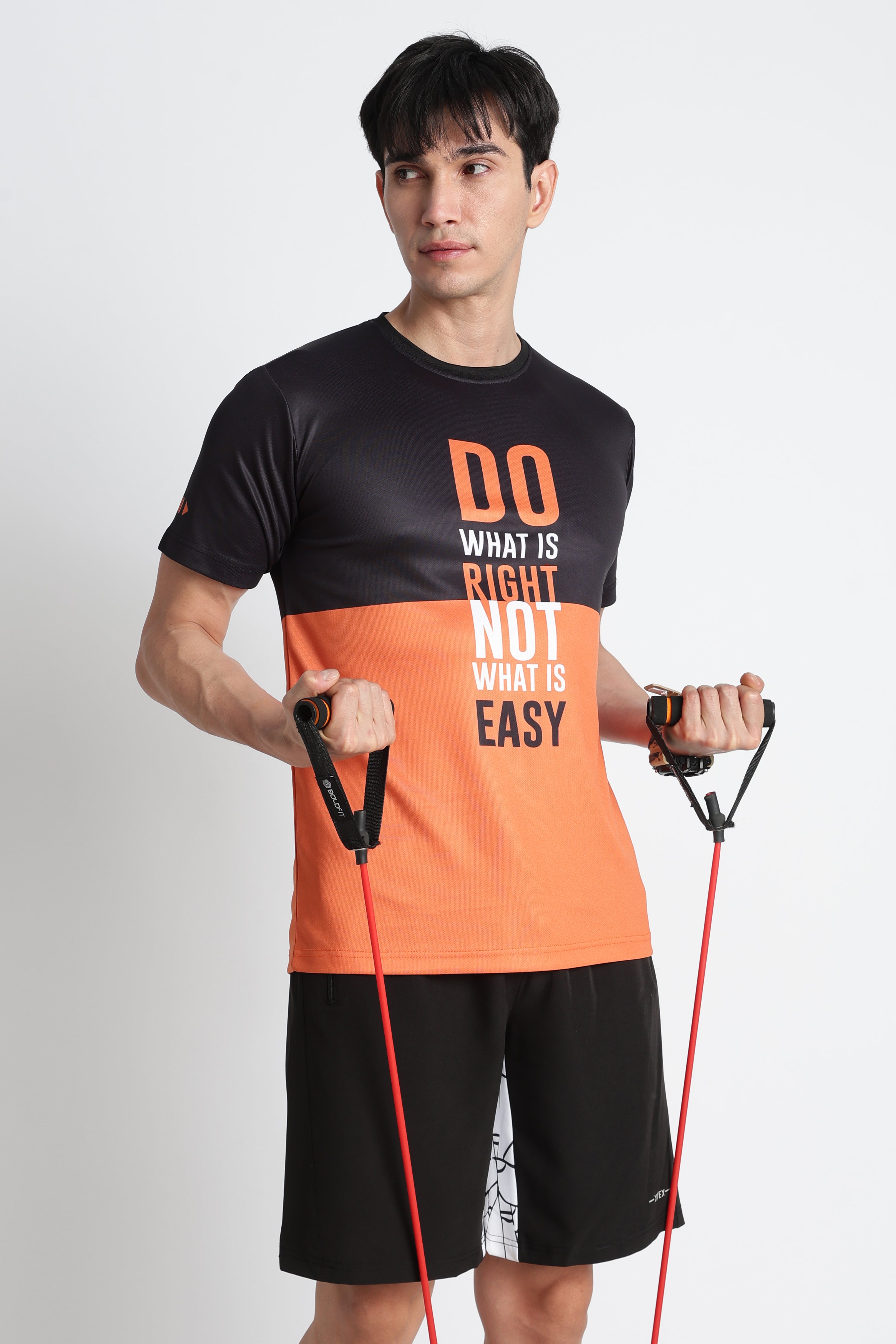 Black-Orange Activewear Jersey – Stop. Pause . Play