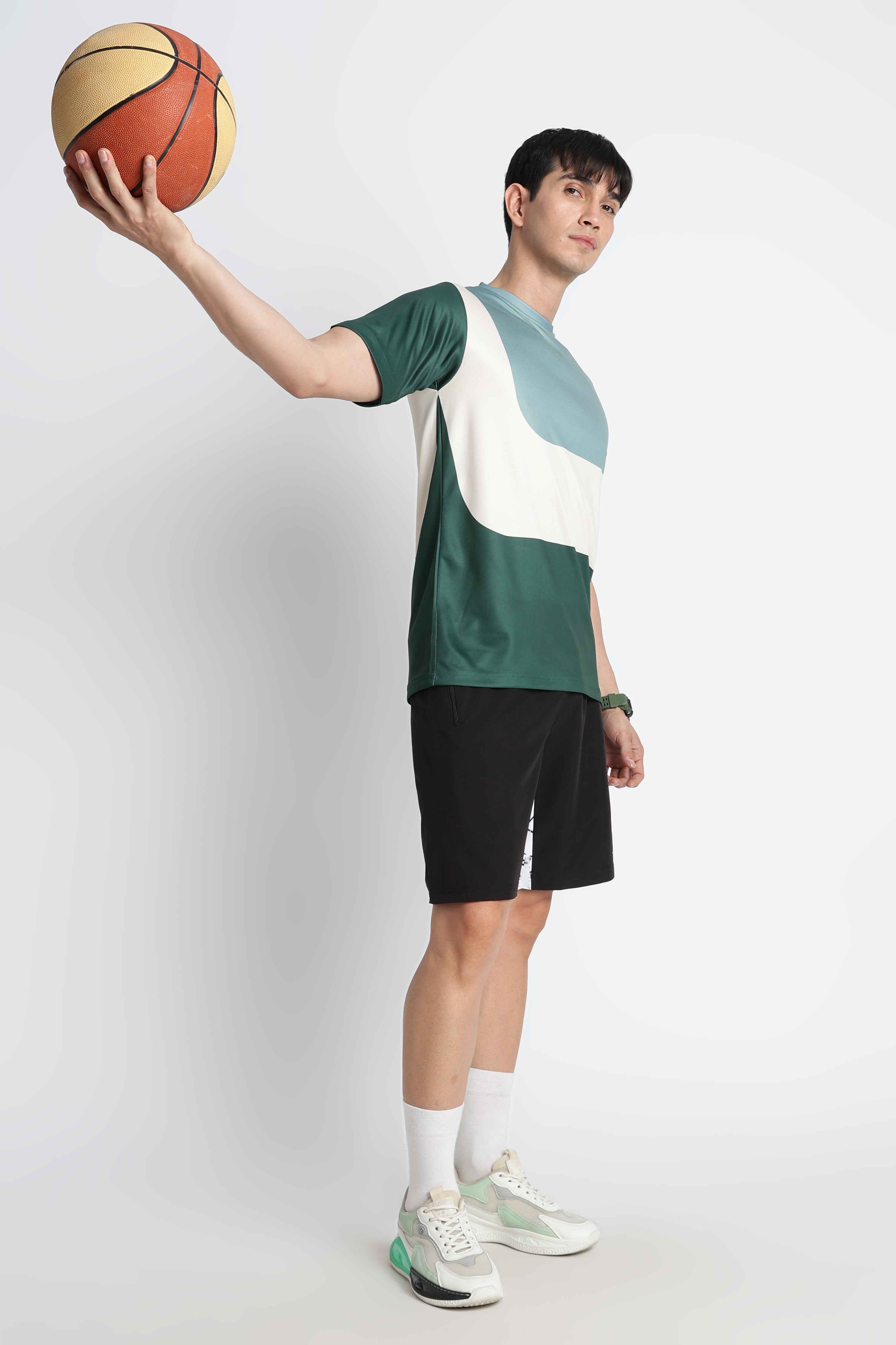Colorblock Athletic Jersey – Moisture‑Wicking Performance Tee