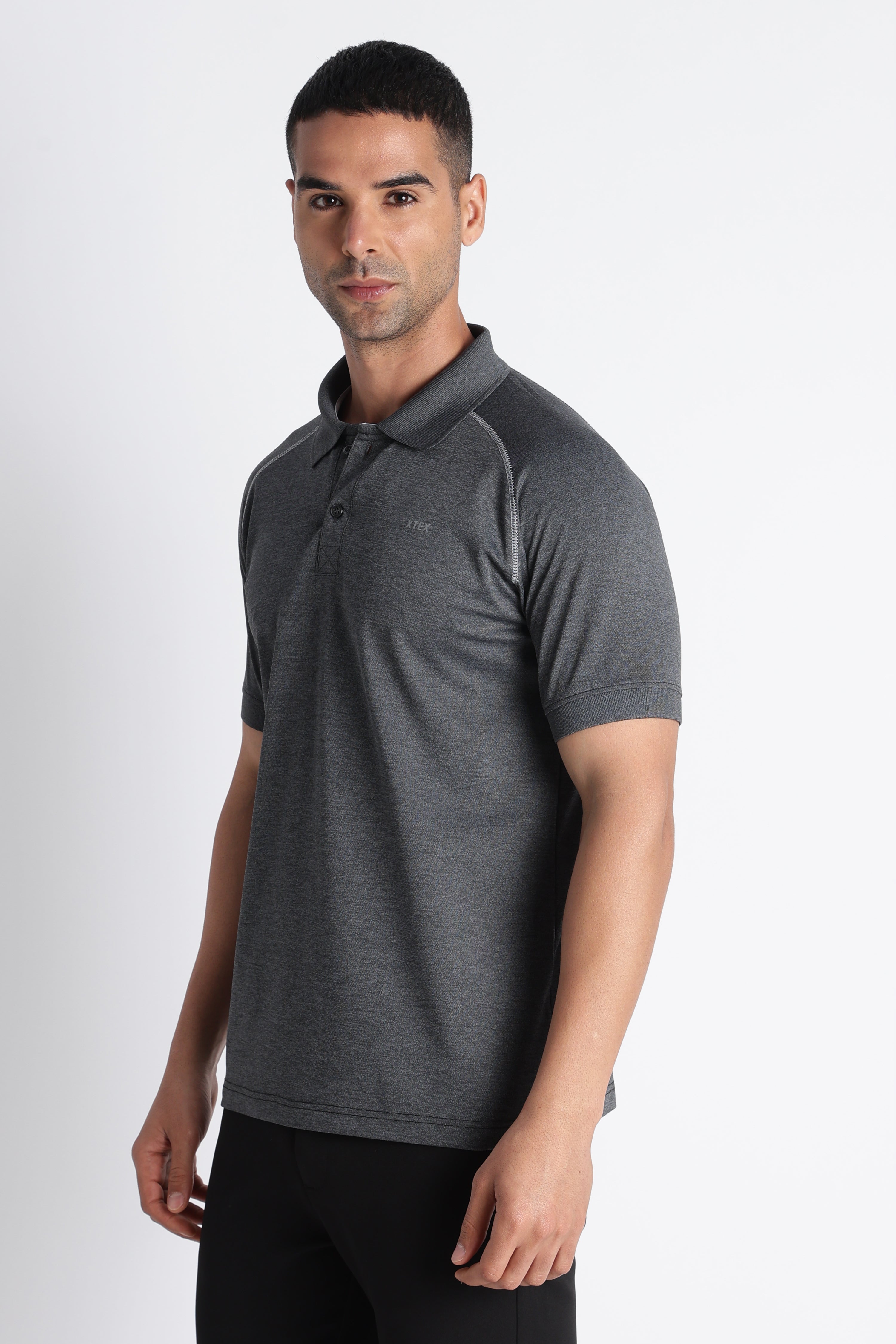 Dark Grey XTEX polo shirt