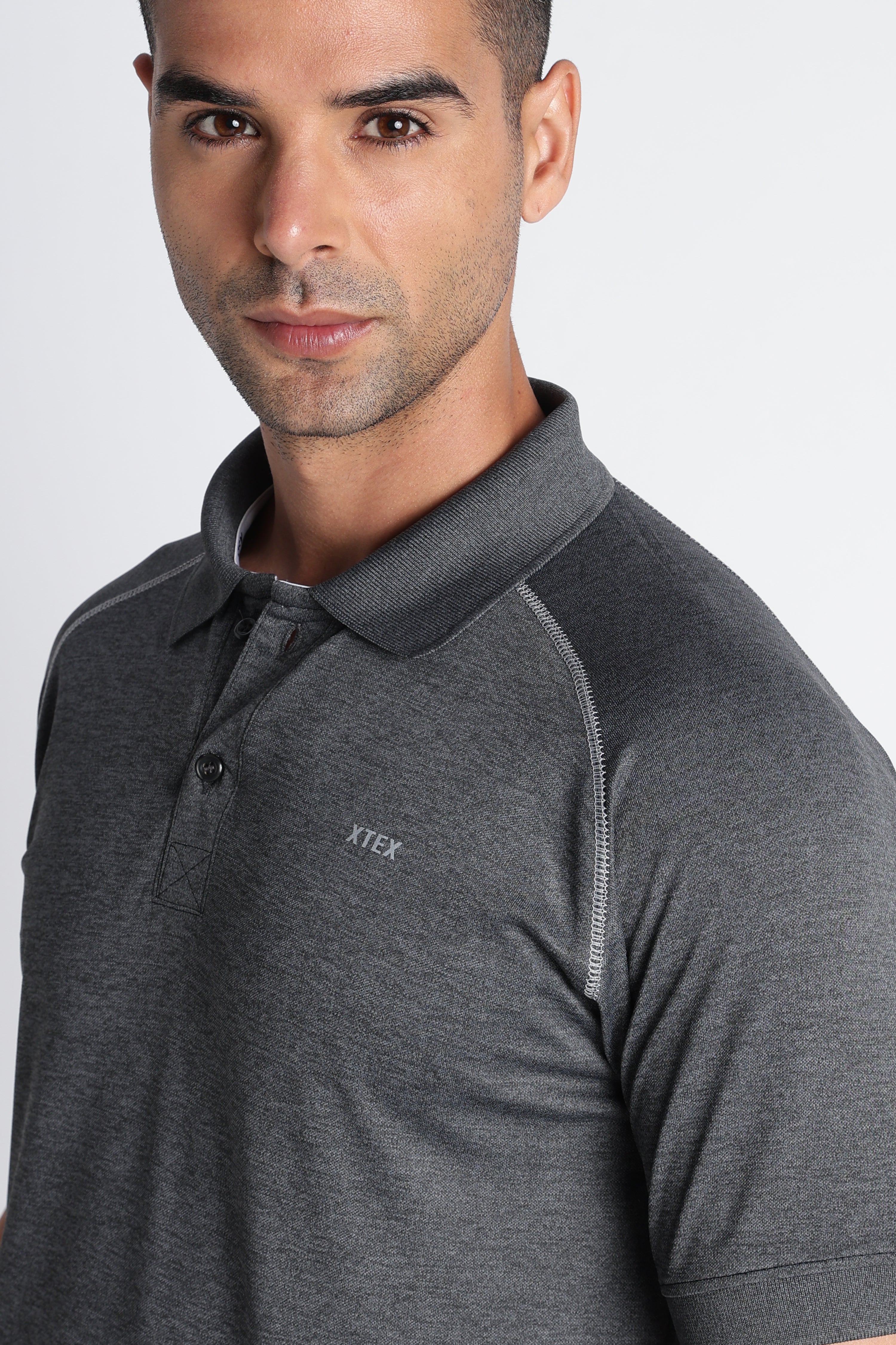 Dark Grey XTEX polo shirt