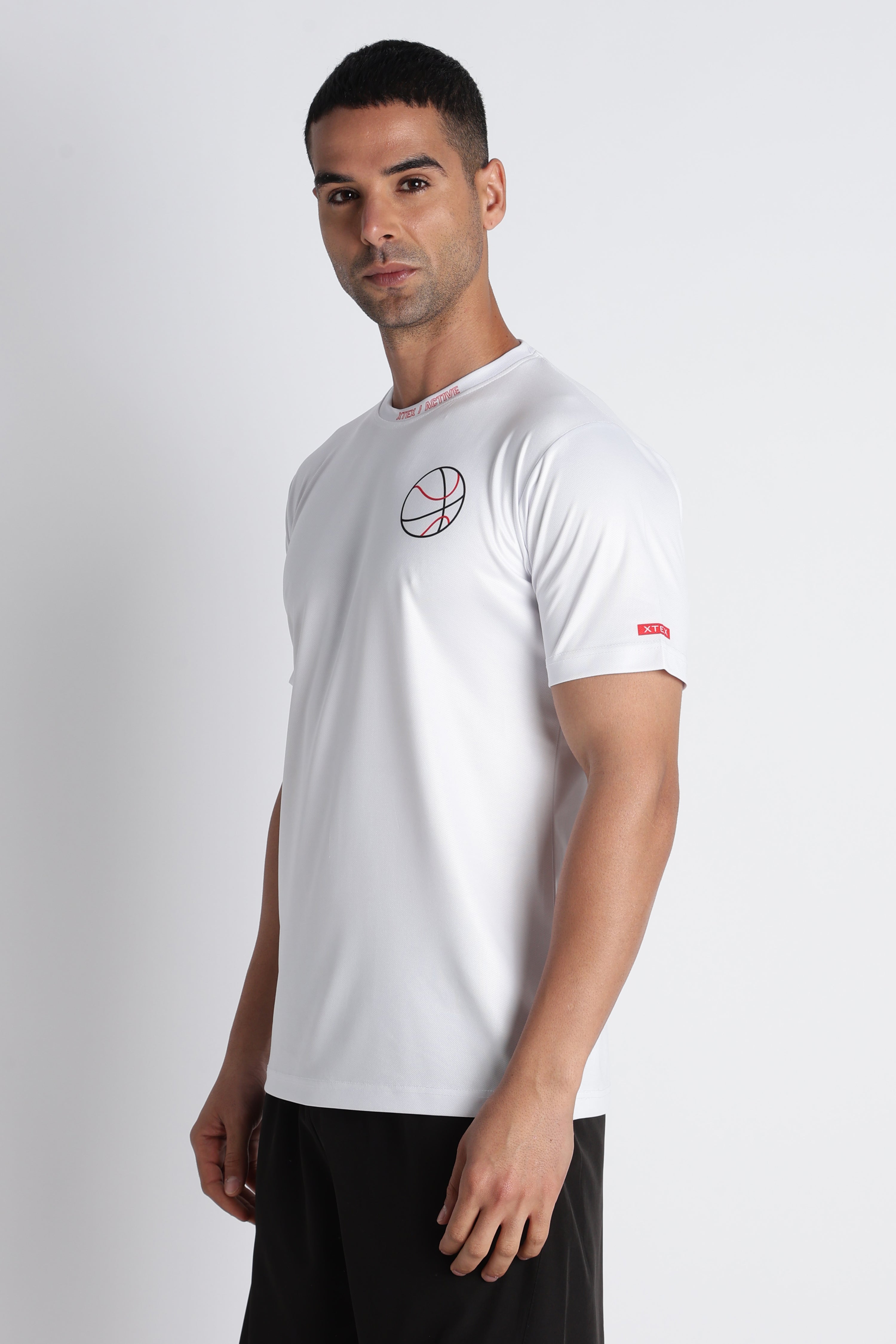 XTEX Playground Graphic Tee – White | Sporty Casual Wear