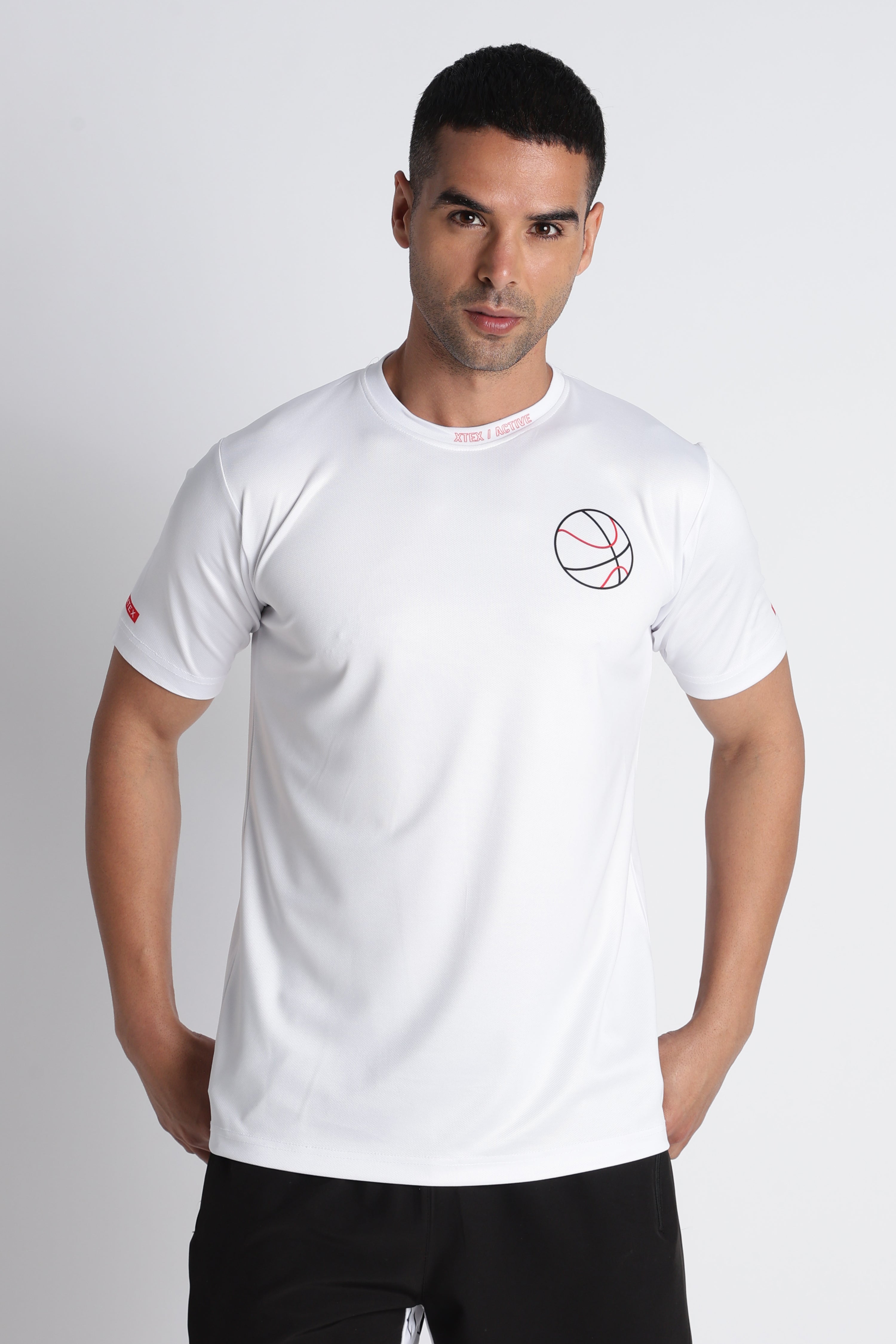 XTEX Playground Graphic Tee – White | Sporty Casual Wear