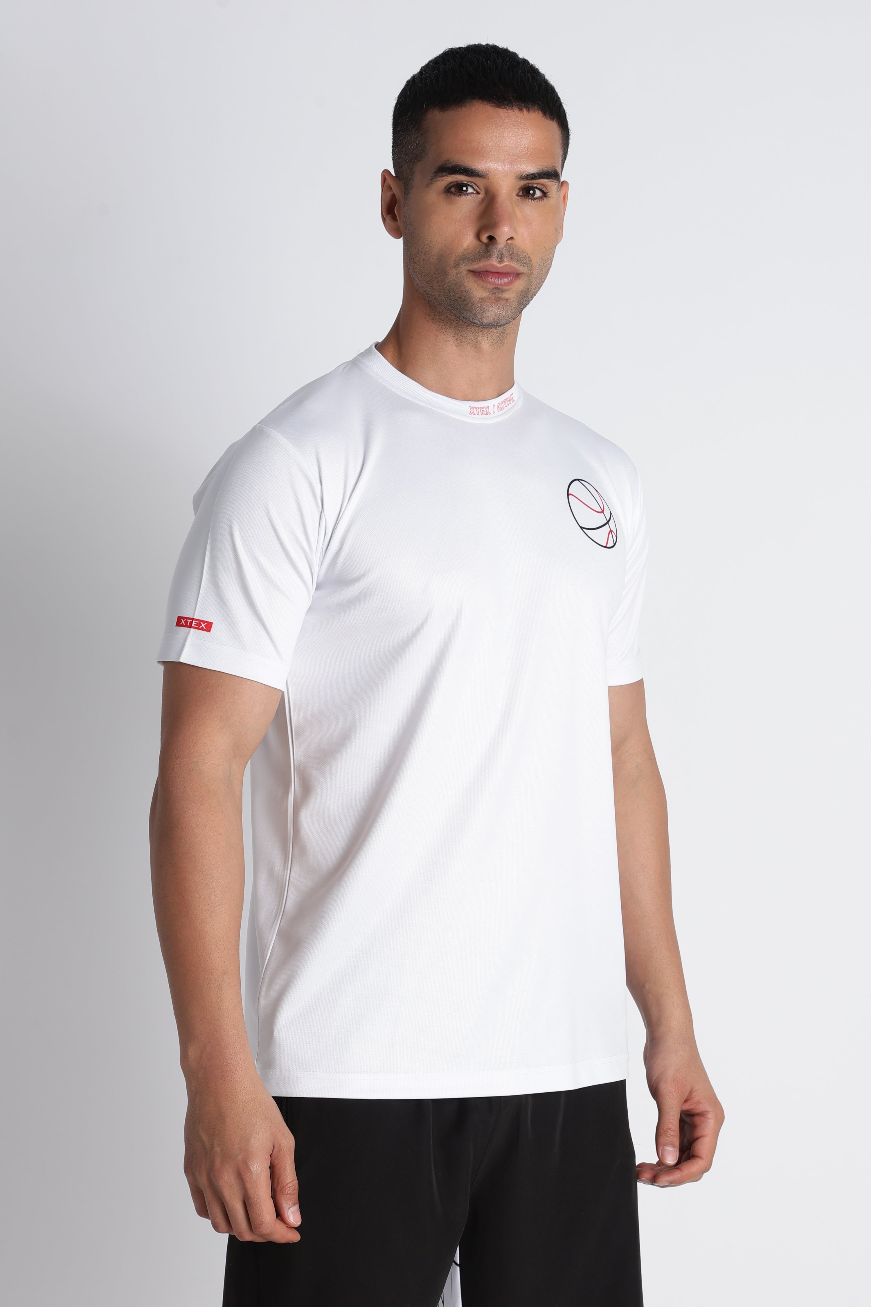 XTEX Playground Graphic Tee – White | Sporty Casual Wear