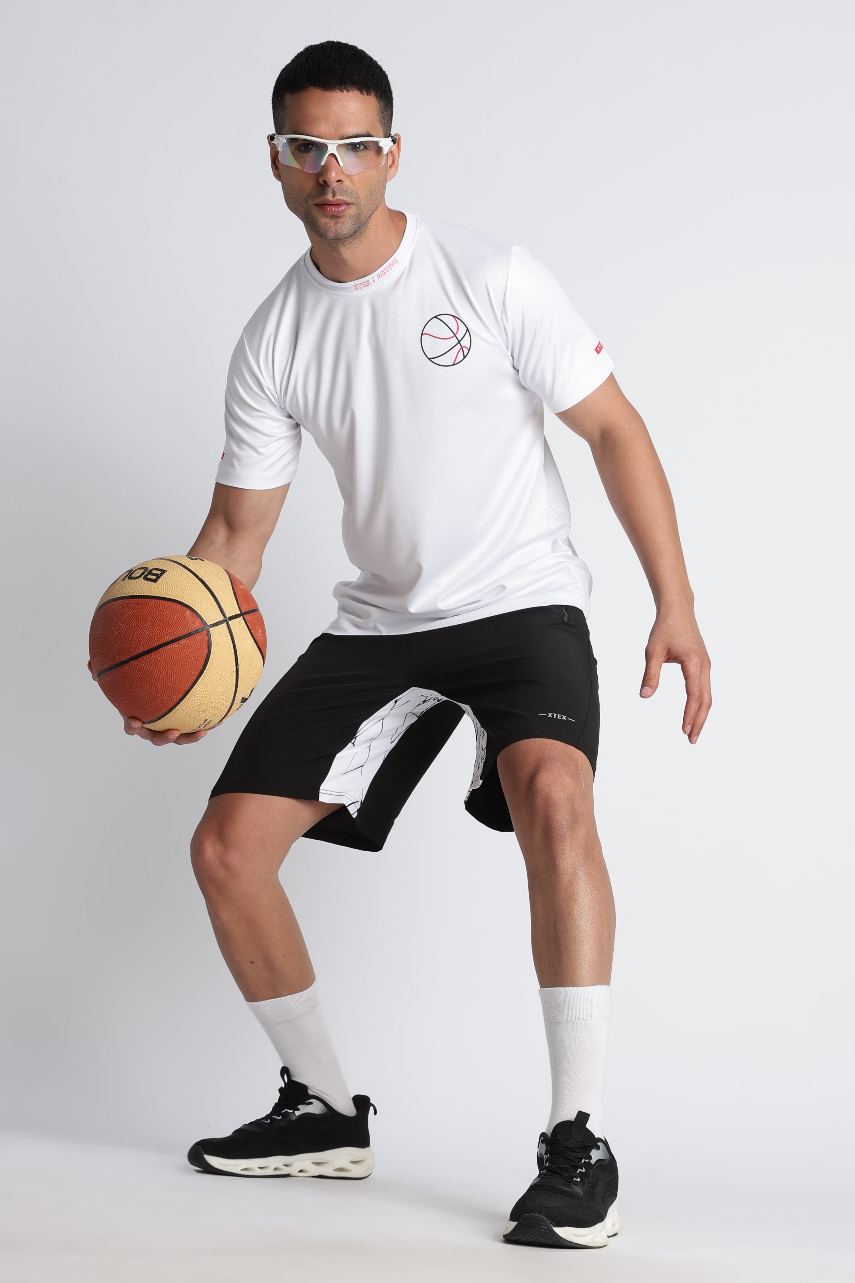 XTEX Playground Graphic Tee – White | Sporty Casual Wear