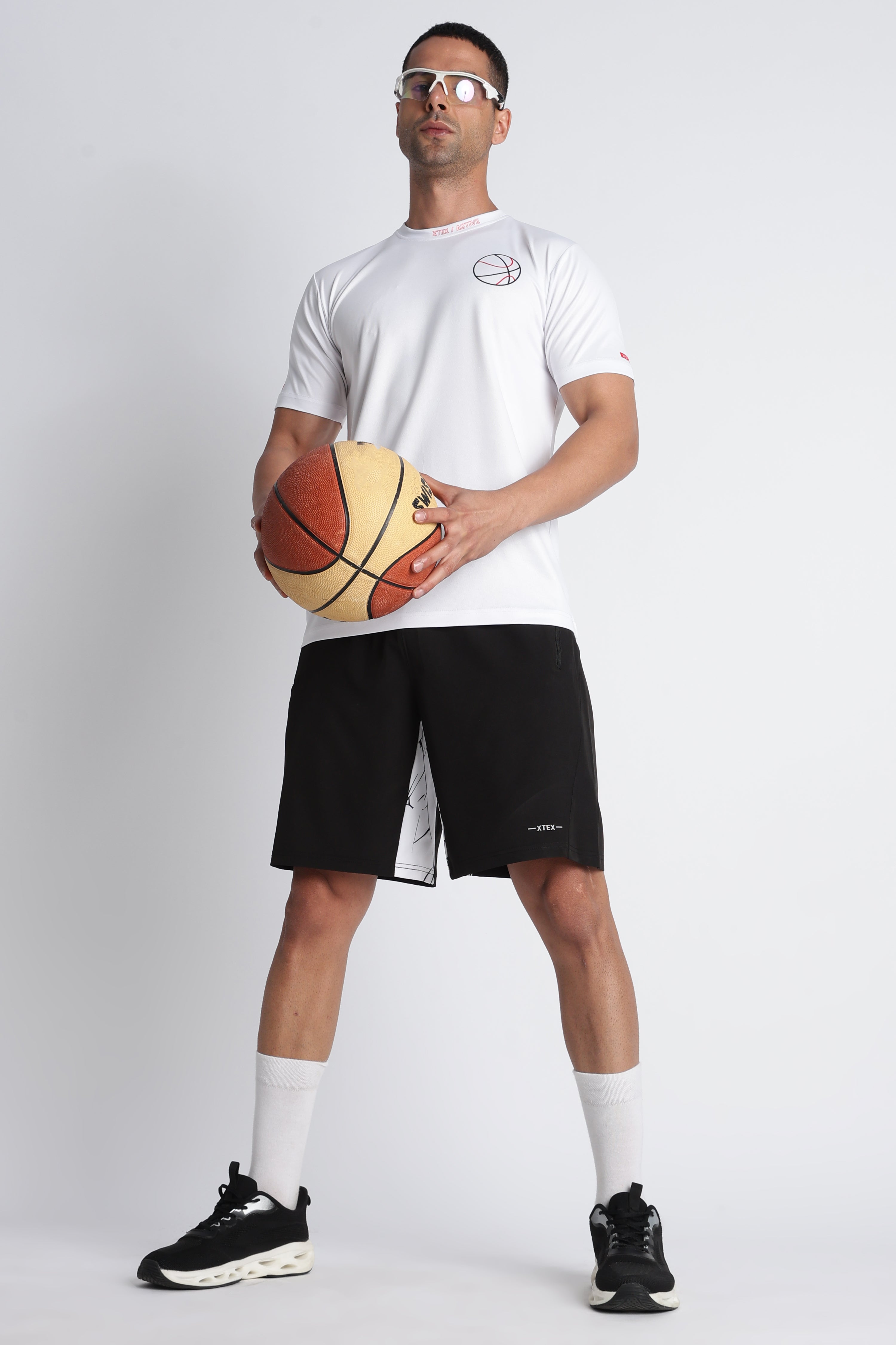 XTEX Playground Graphic Tee – White | Sporty Casual Wear