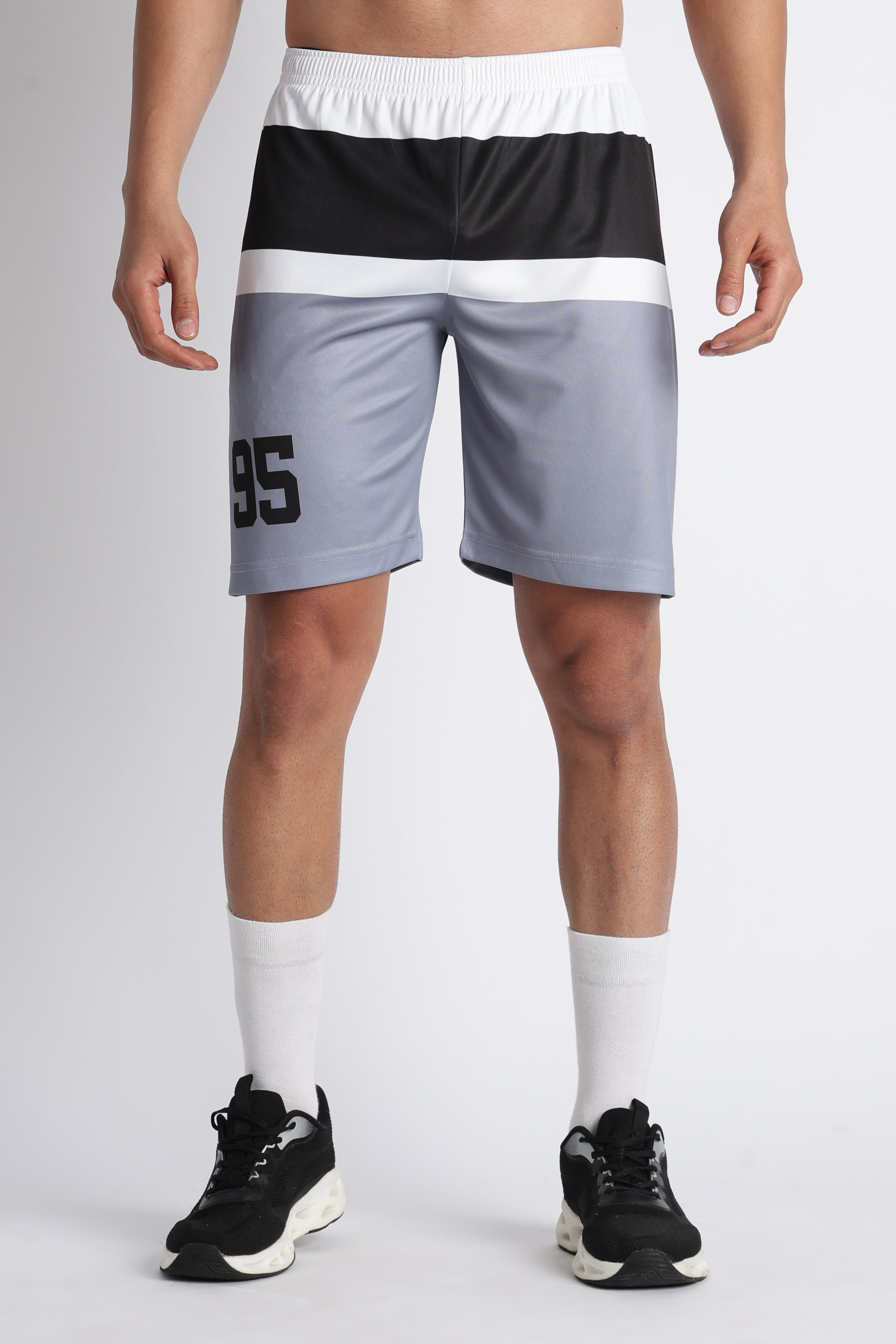 Men’s White Athletic Jersey ‘95’ | V-Neck Sportswear