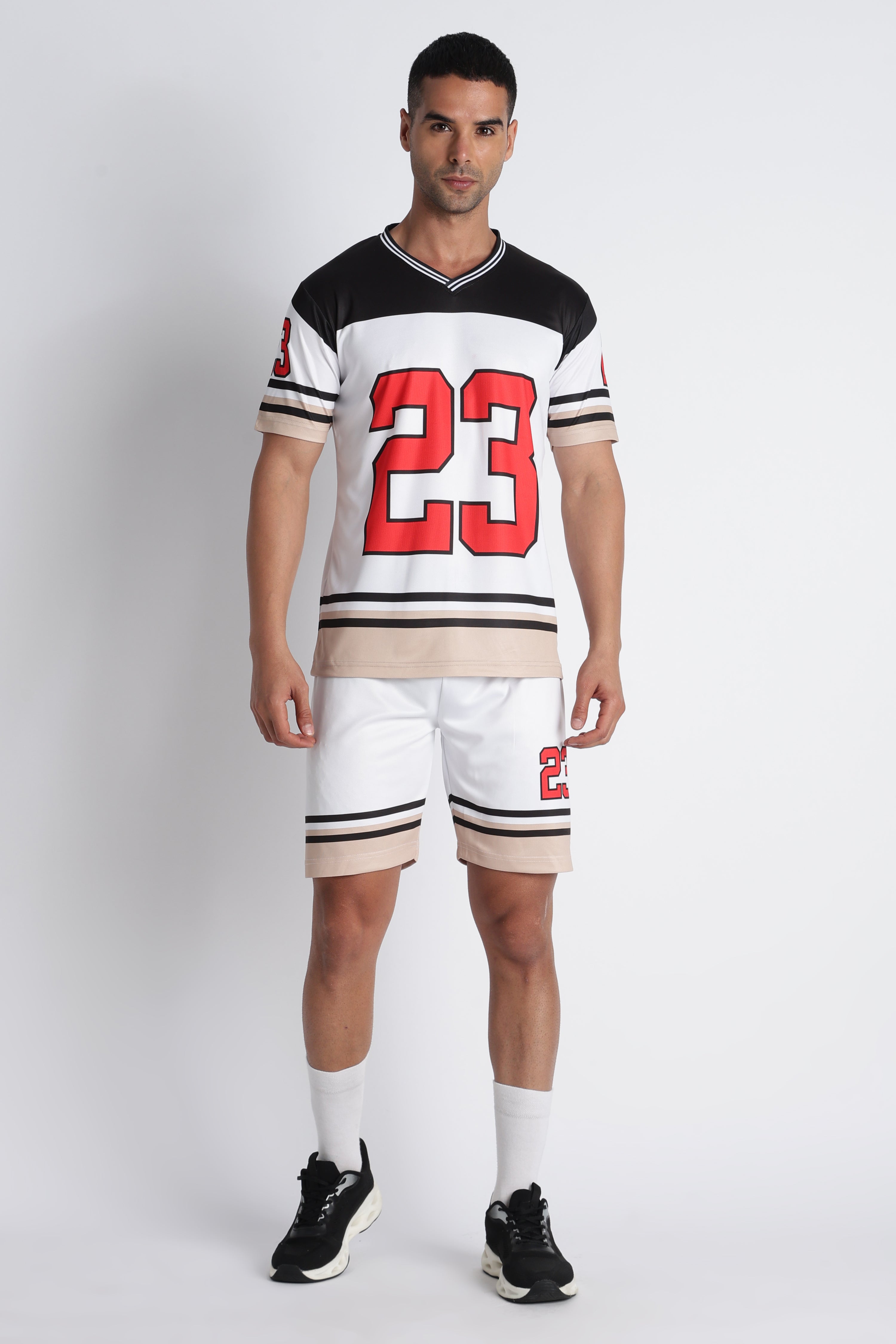 Men’s Retro Jersey ‘23’ | V-Neck Sportswear