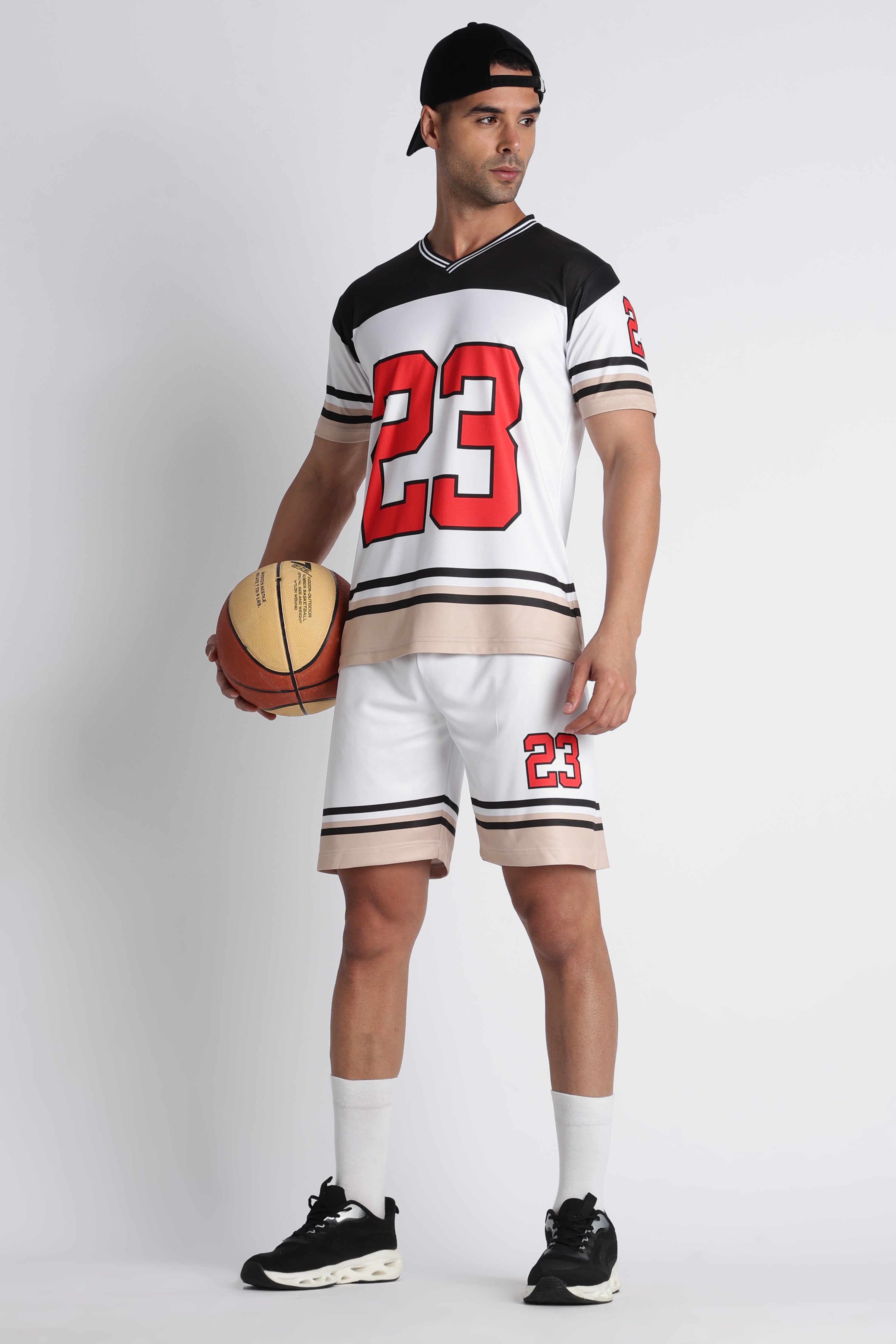 Men’s Retro Jersey ‘23’ | V-Neck Sportswear