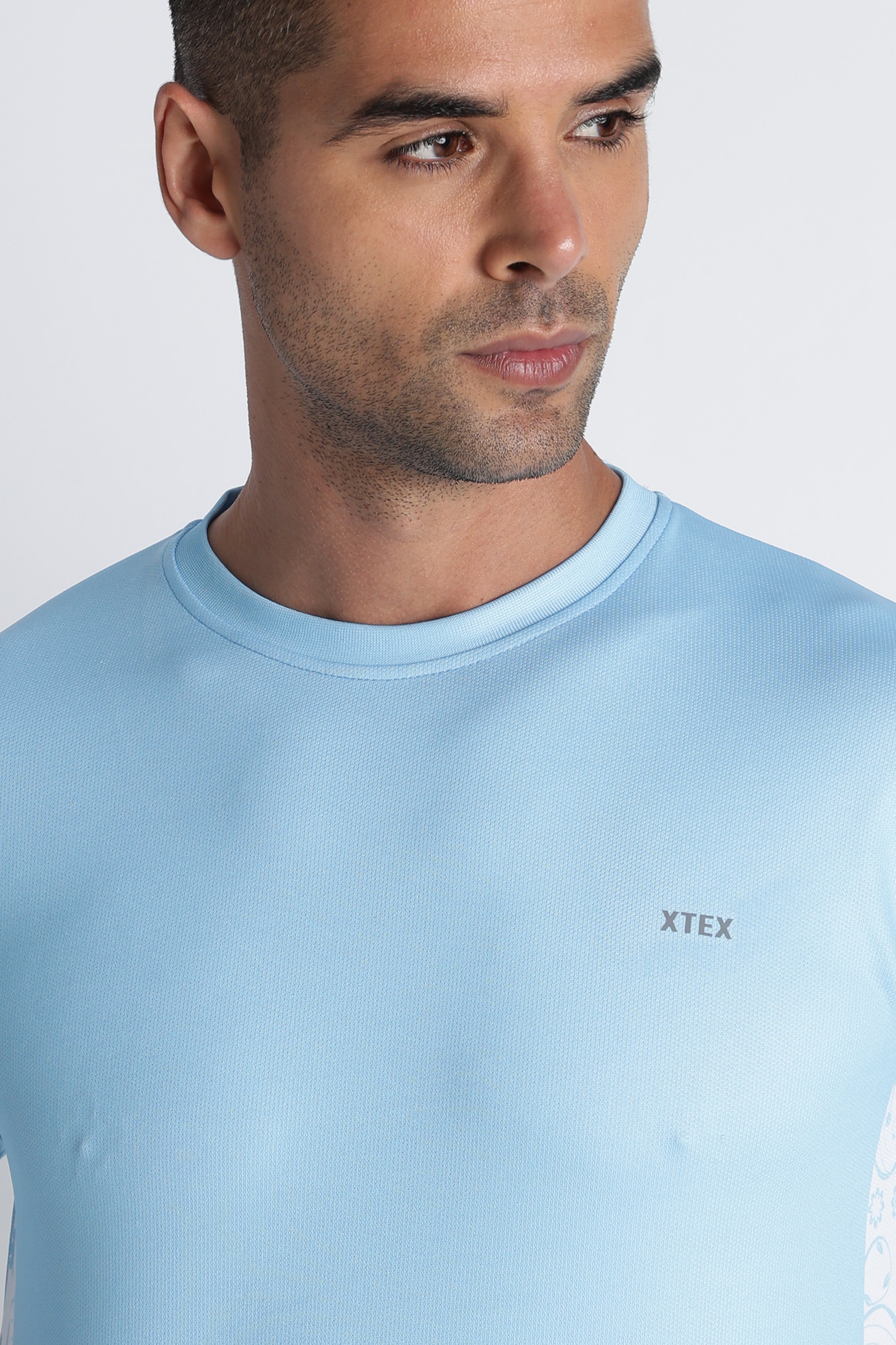 Men’s Light Blue Athletic Jersey | Antimicrobial