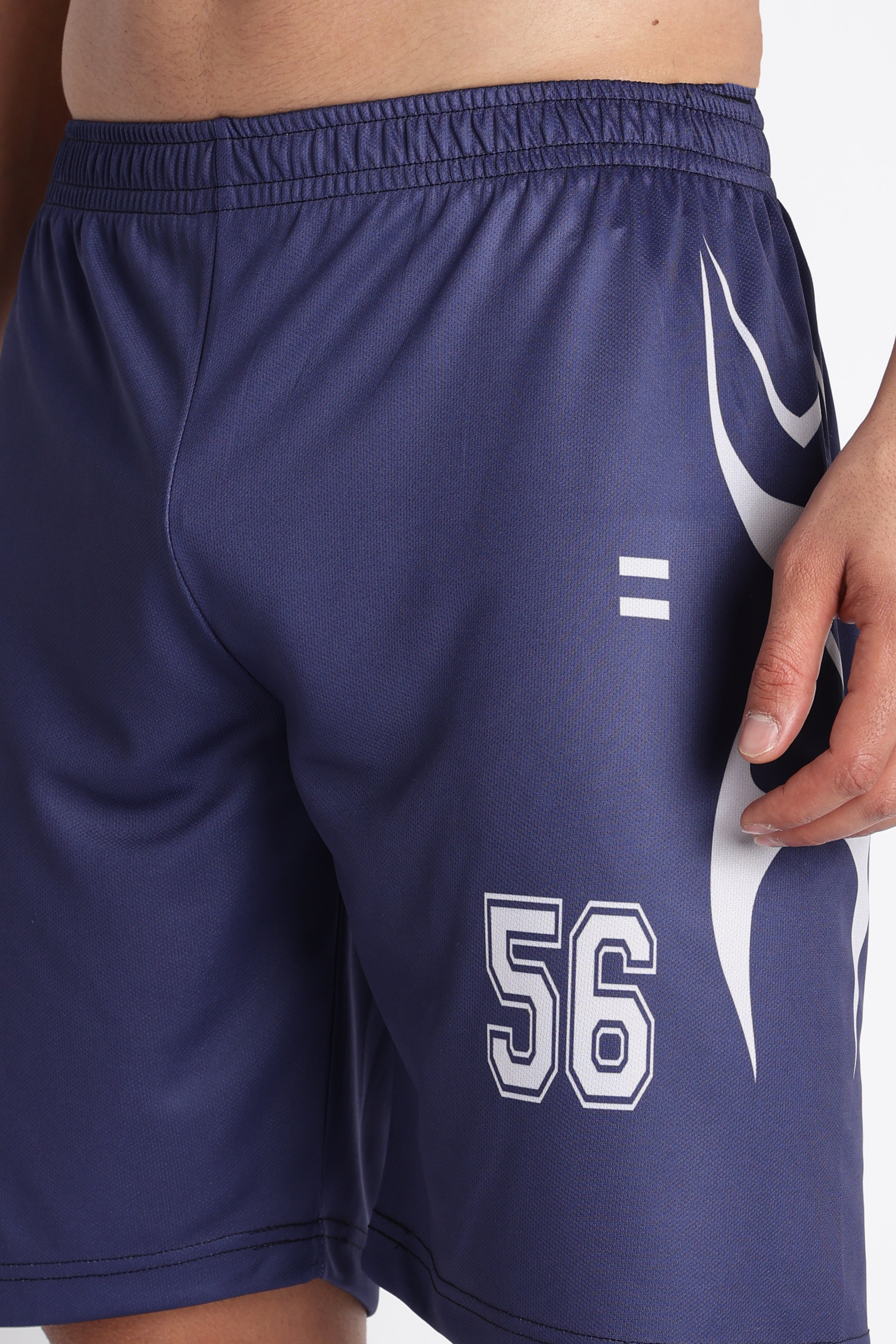 XTX Navy Blue 56 Sports Jersey for Men | Breathable Fitness & Athleisure Wear