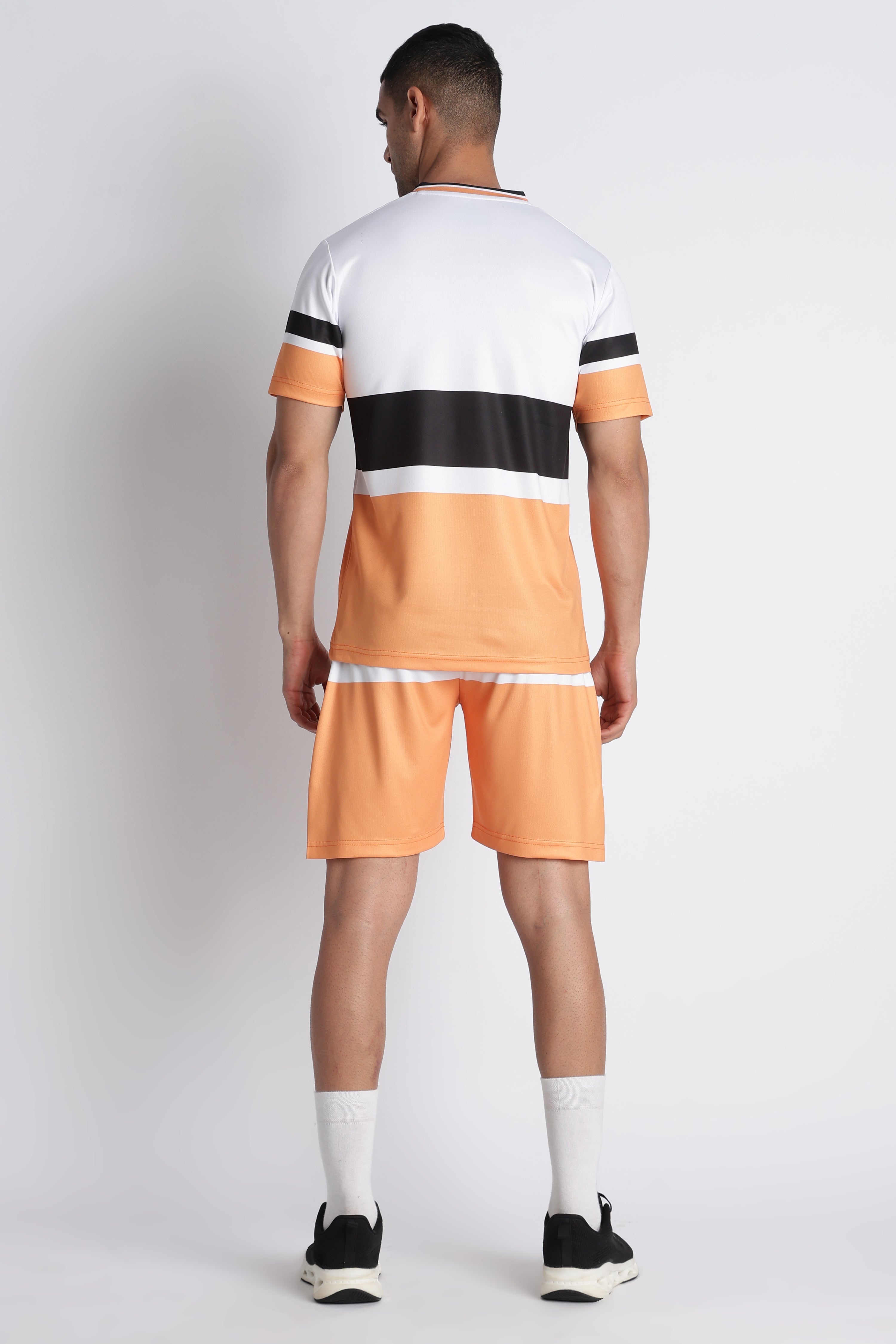 Men’s White 95 Sports Jersey | Orange Trim Athletic Wear