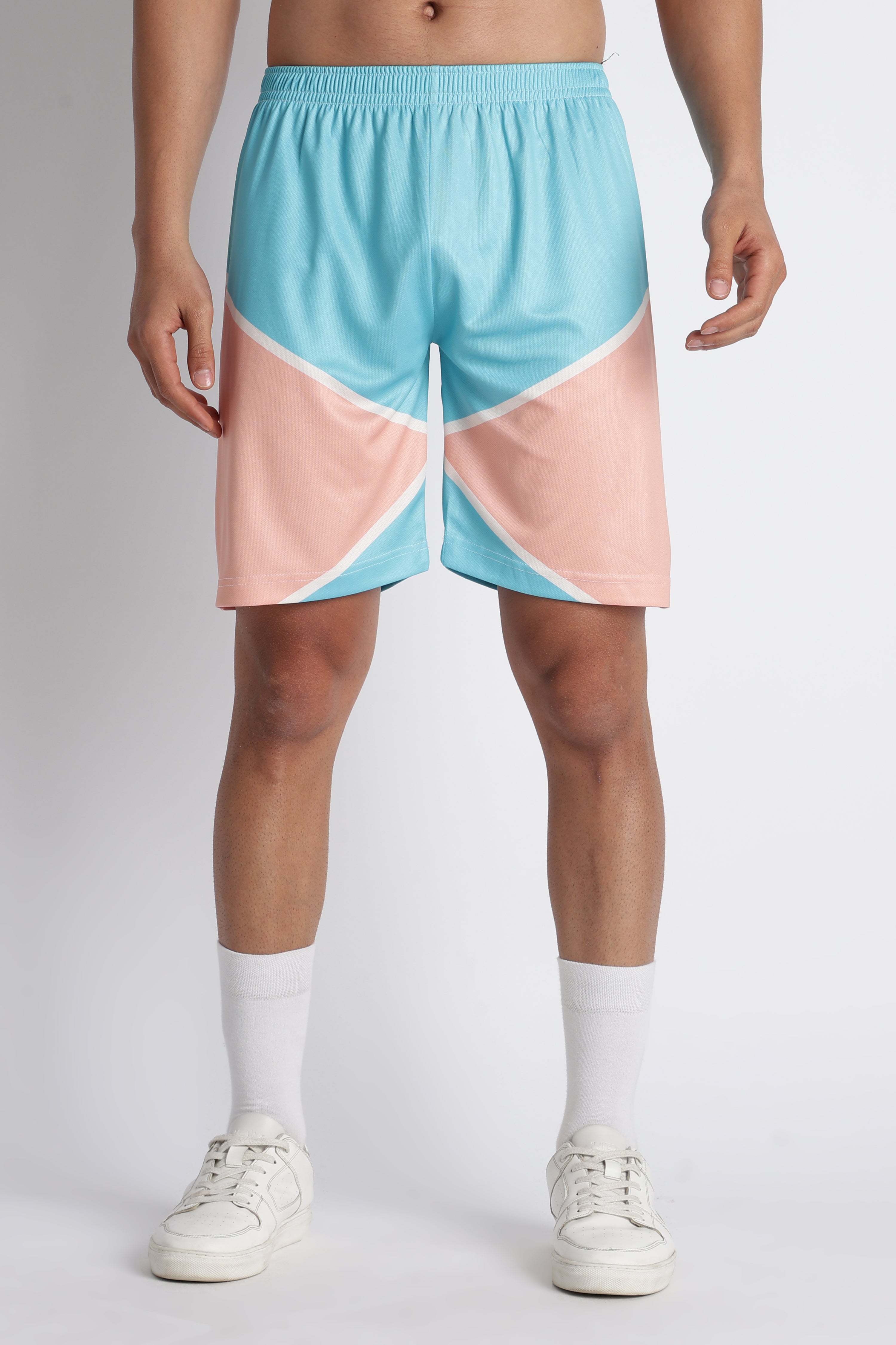 Men’s Pastel Blue & Pink Volleyball Jersey | Lightweight Performance Top
