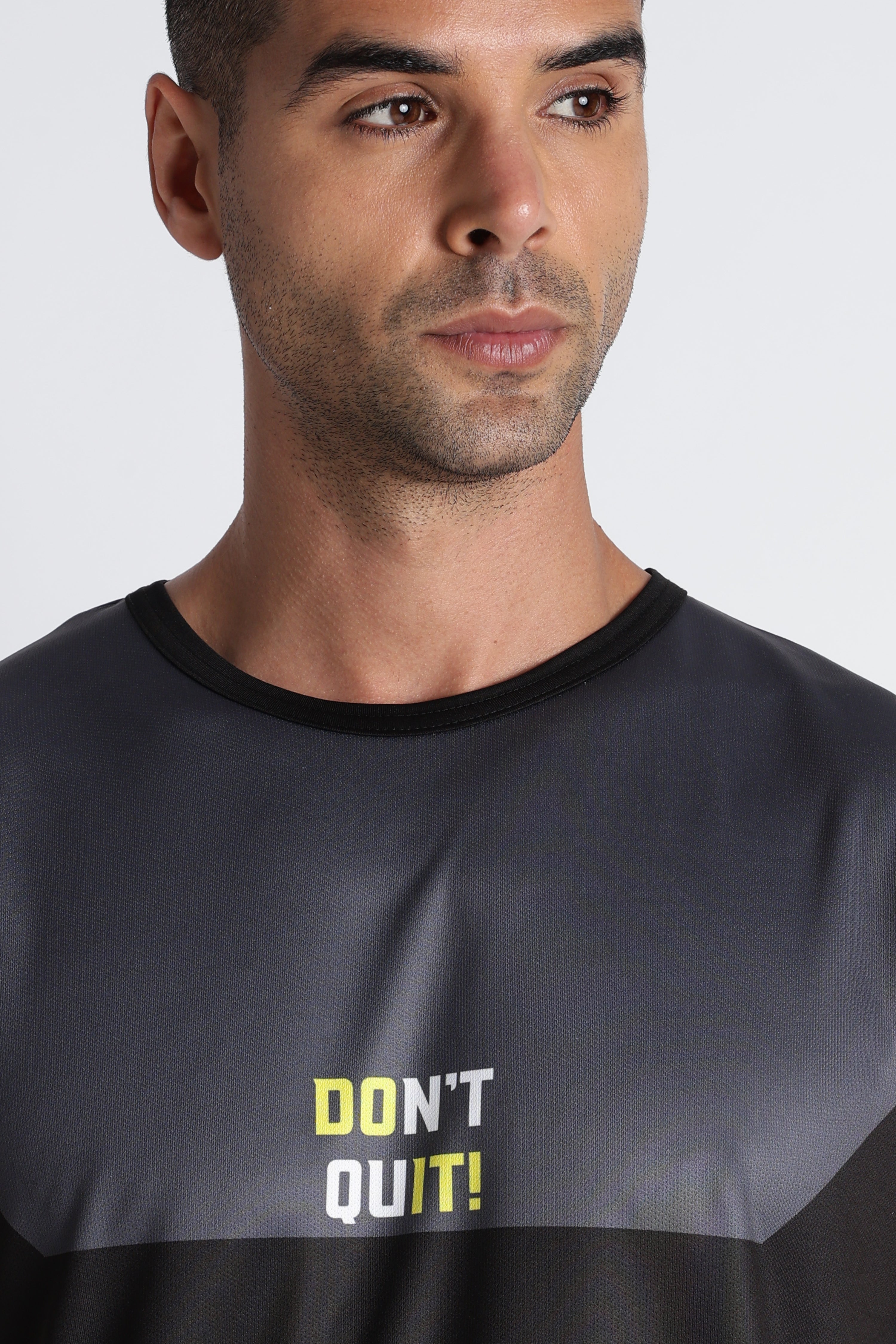 DON’T QUIT Men’s Gym Tank Top & Shorts Set | Strength Training Workout Gear