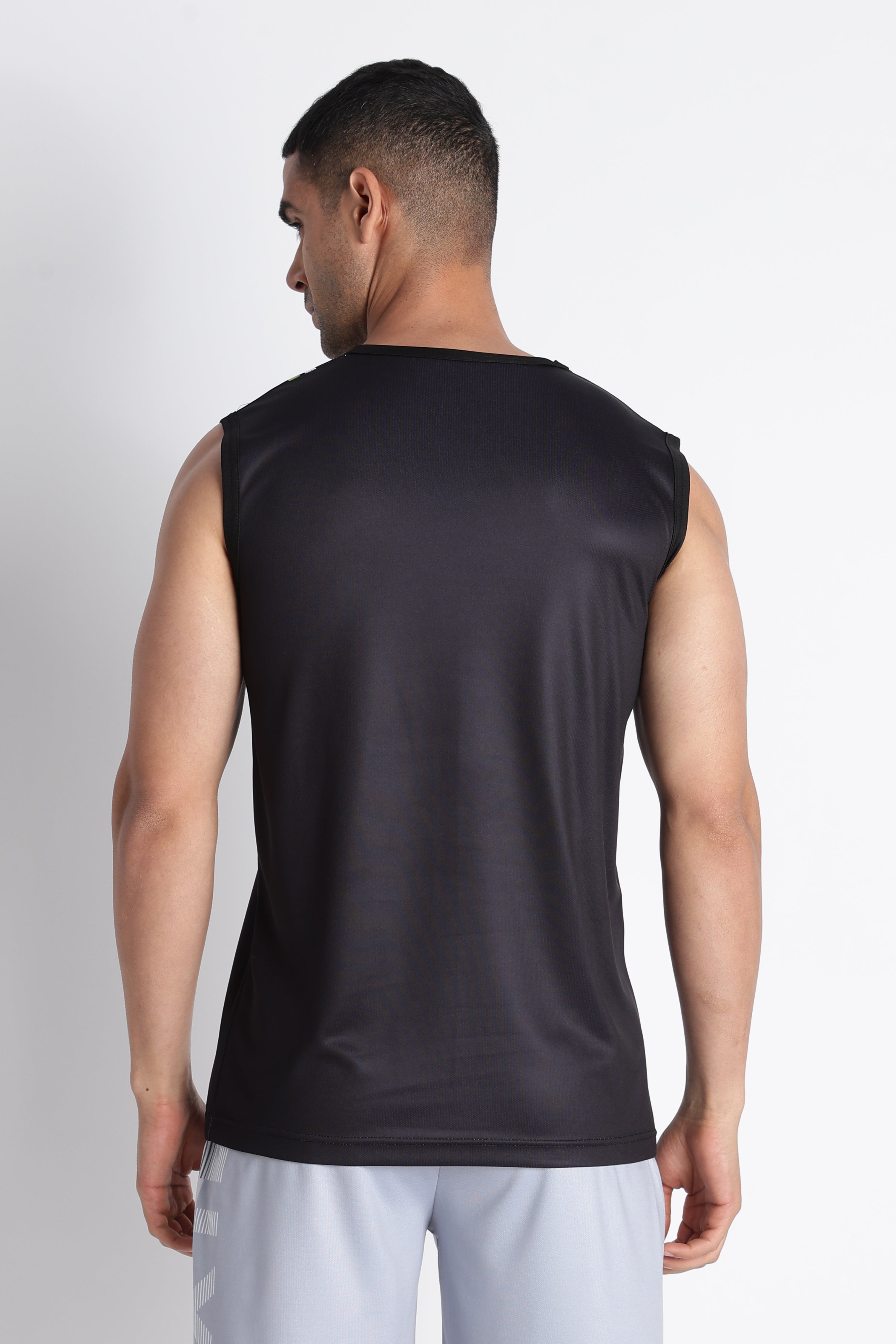 Black Tank Top | Gym Wear with Motivational Print