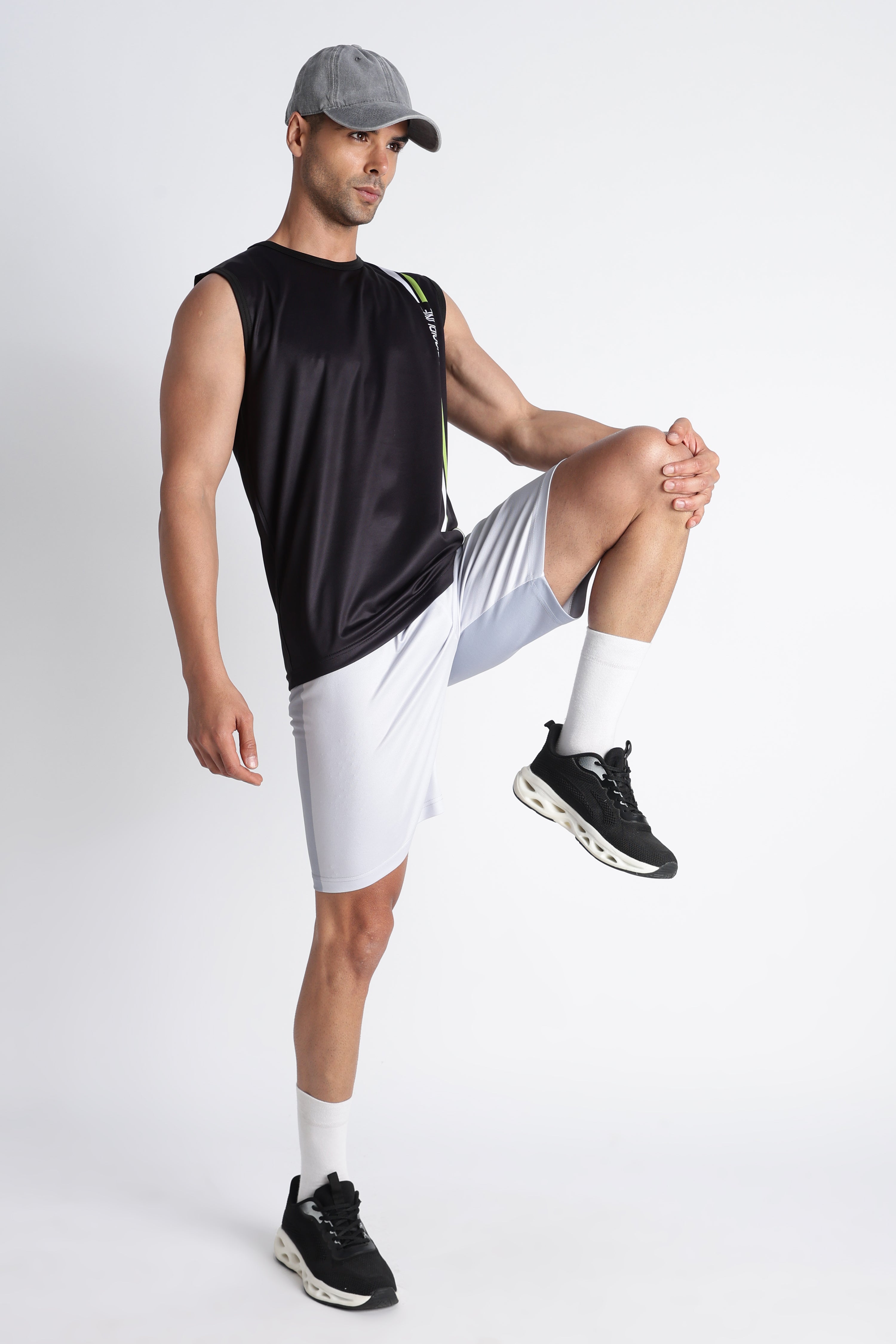Black Tank Top | Gym Wear with Motivational Print