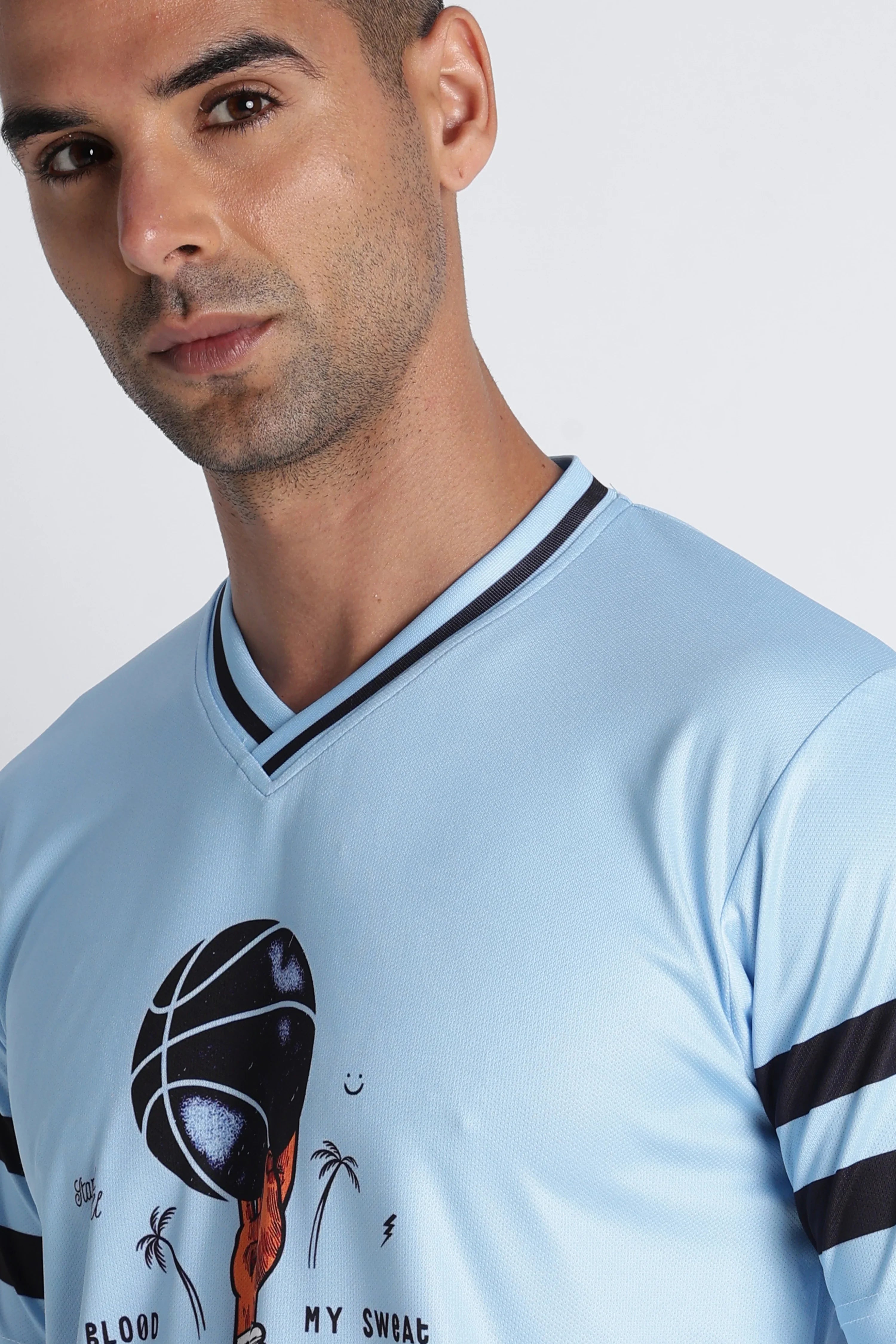 XTEX Basketball Jersey – Sky Blue Edition