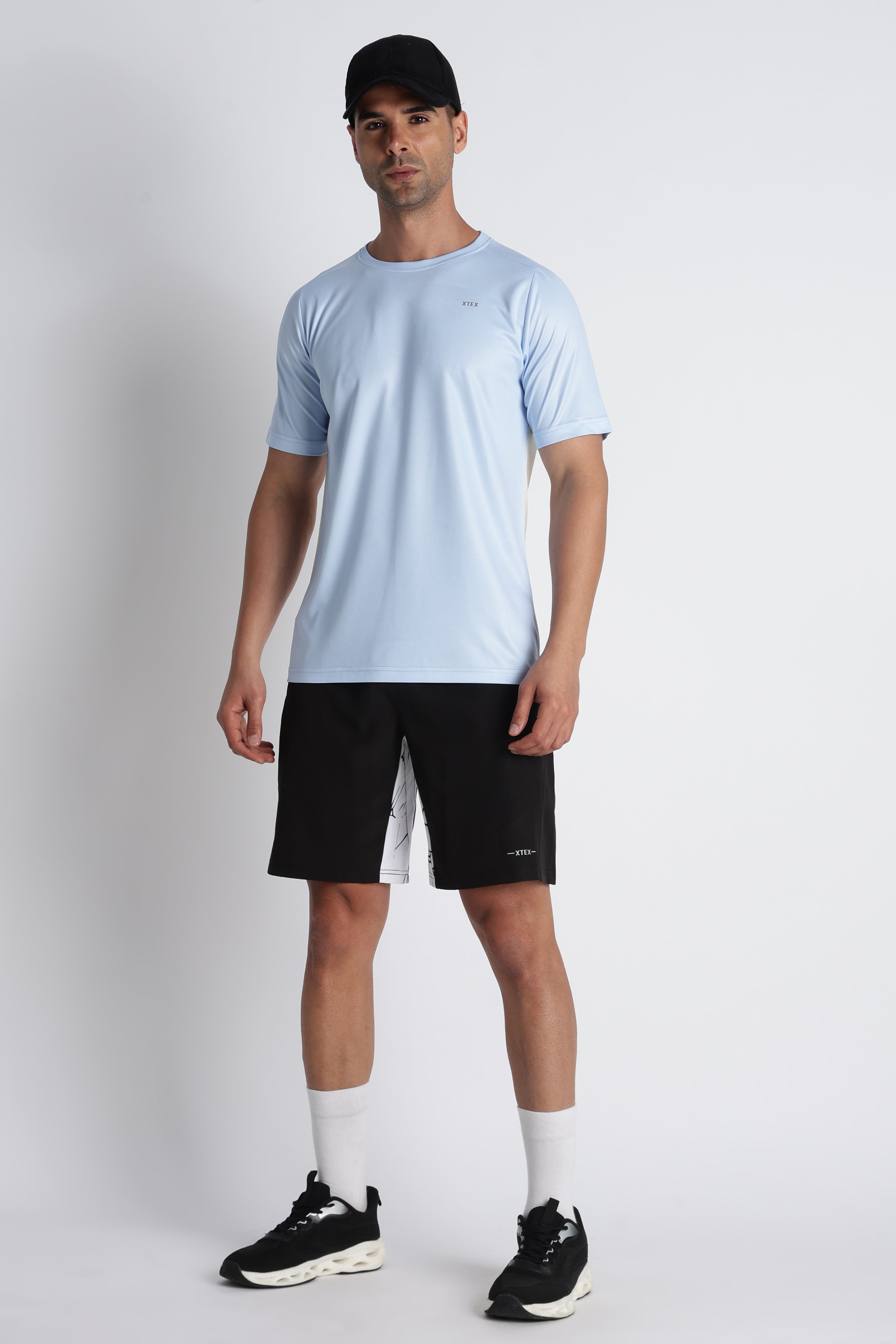 Light Blue XTEX Seamless Active Tee