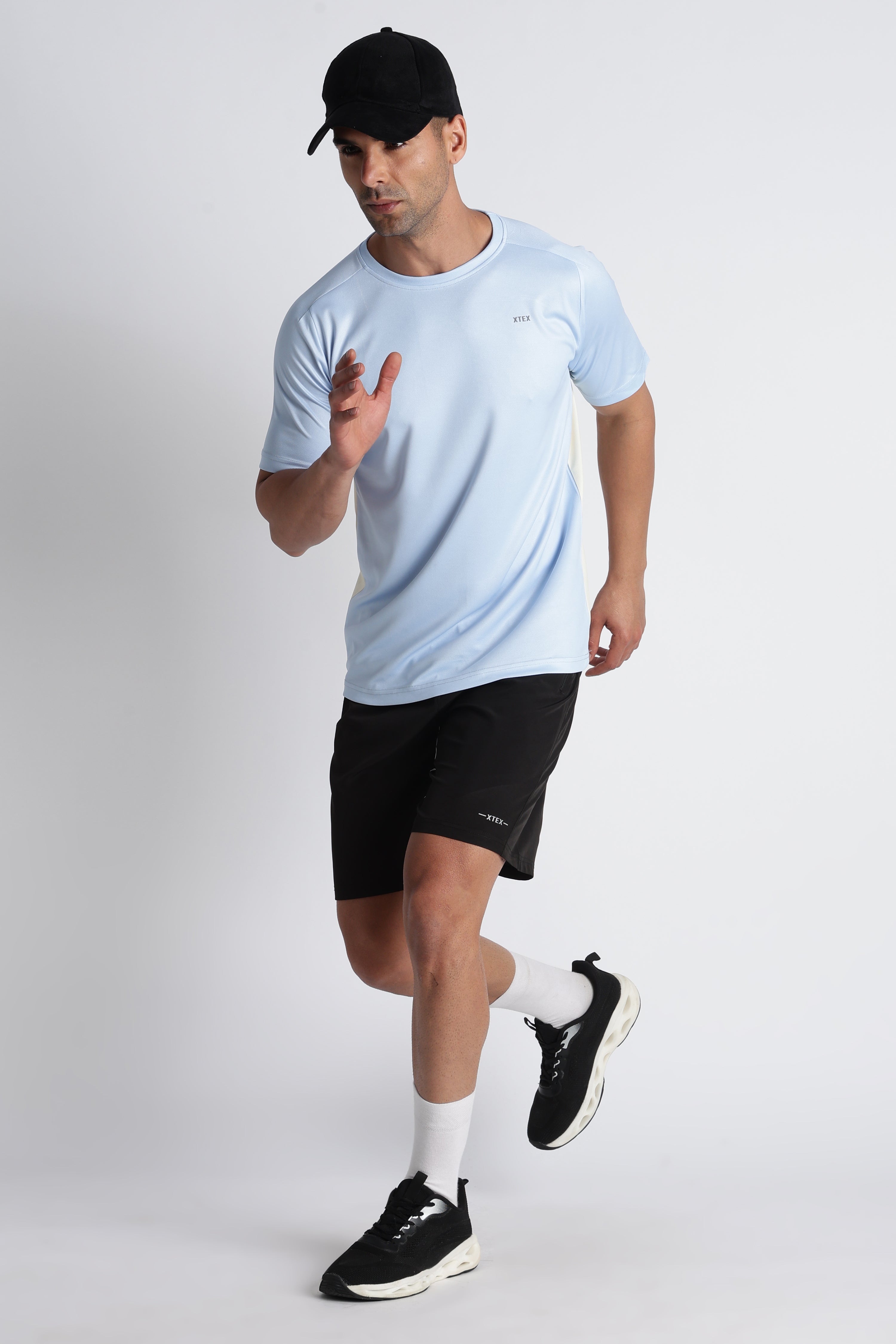 Light Blue XTEX Seamless Active Tee