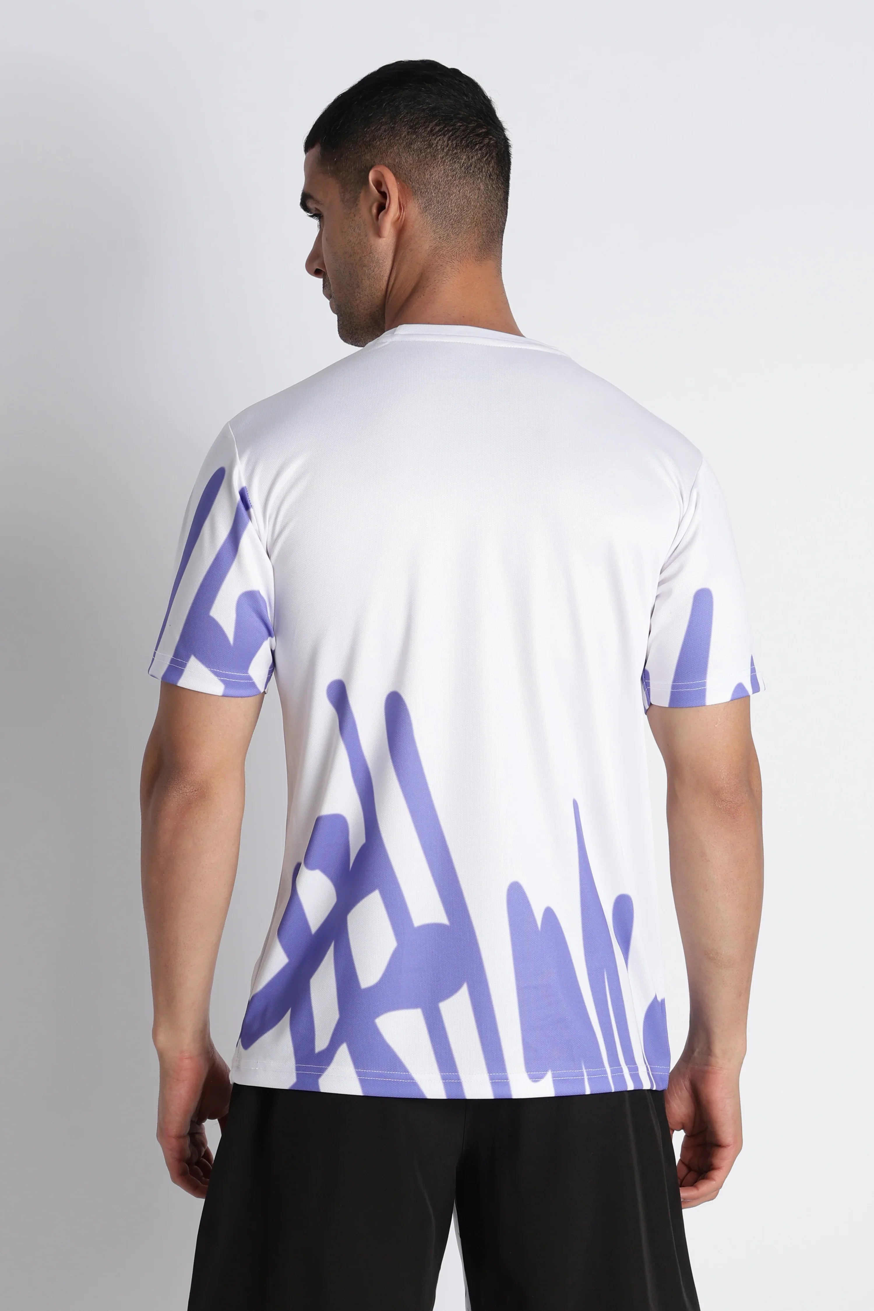 XTEX Abstract pattern Badminton Jersey - UV protected