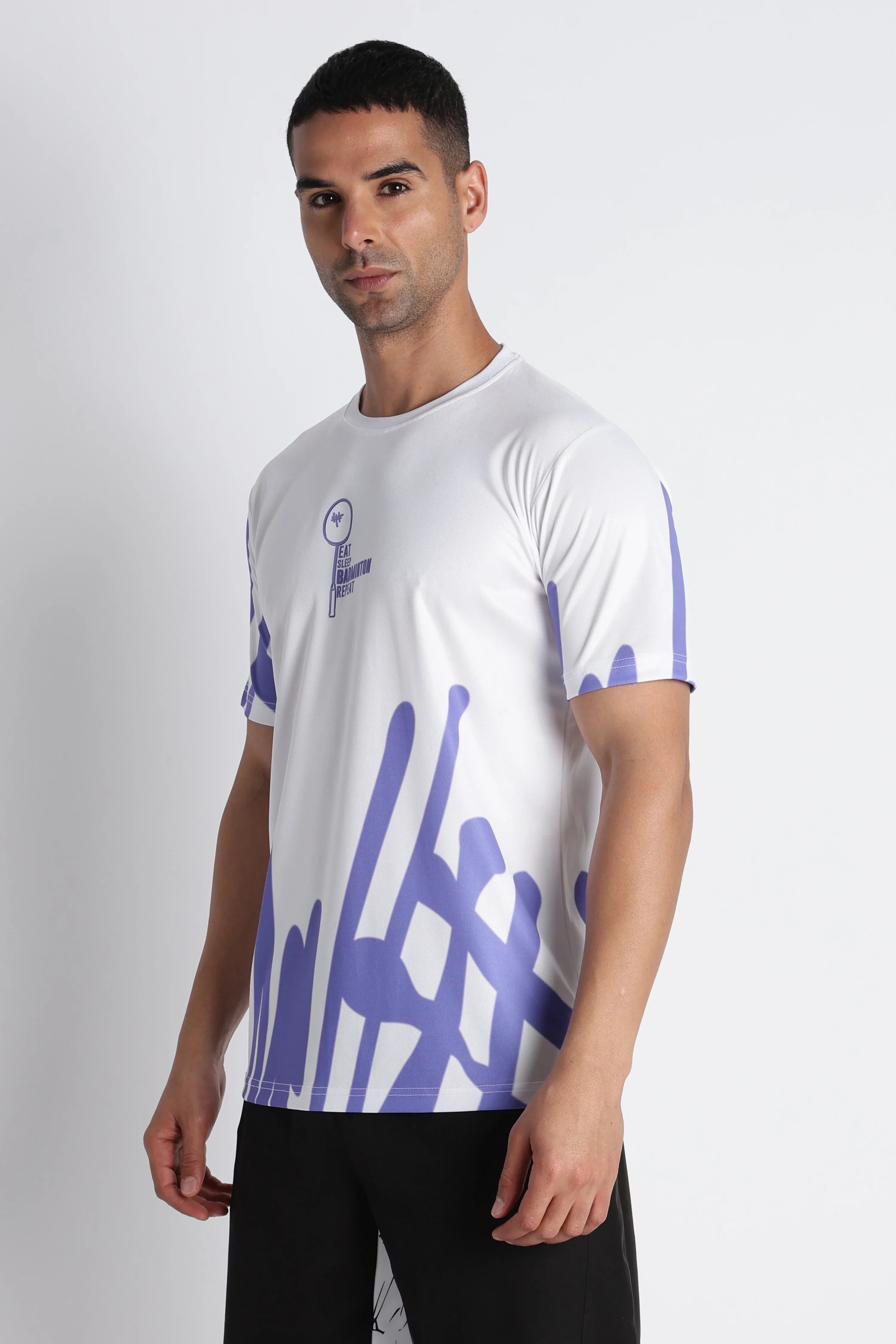 XTEX Abstract pattern Badminton Jersey - UV protected
