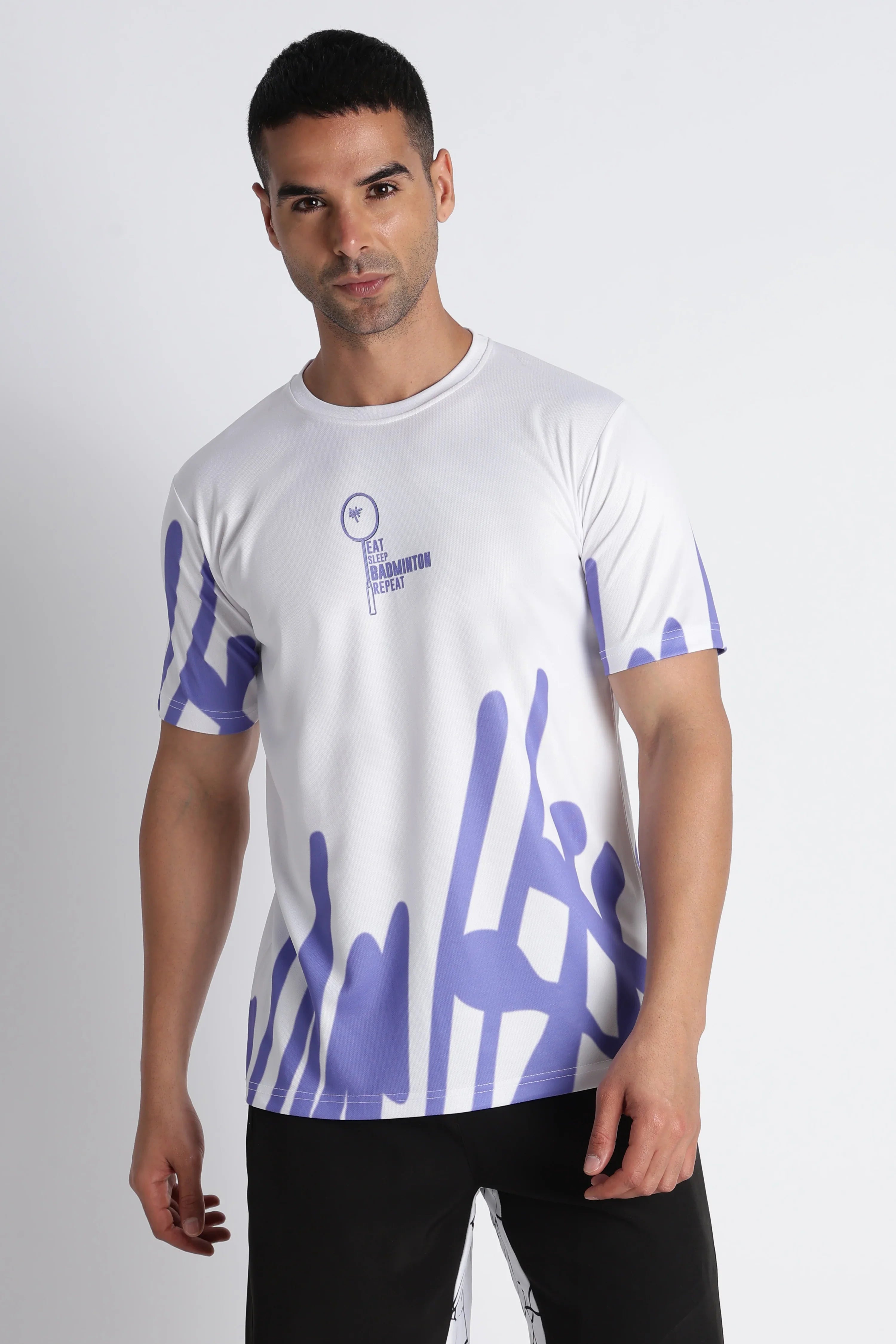 XTEX Abstract pattern Badminton Jersey - UV protected