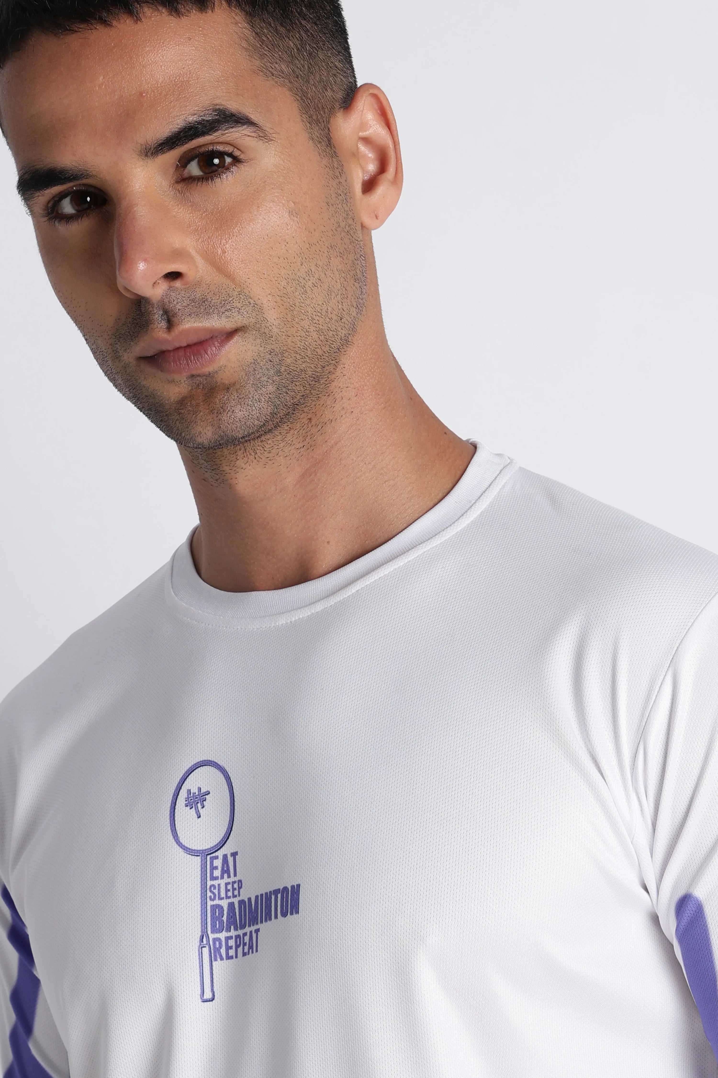 XTEX Abstract pattern Badminton Jersey - UV protected