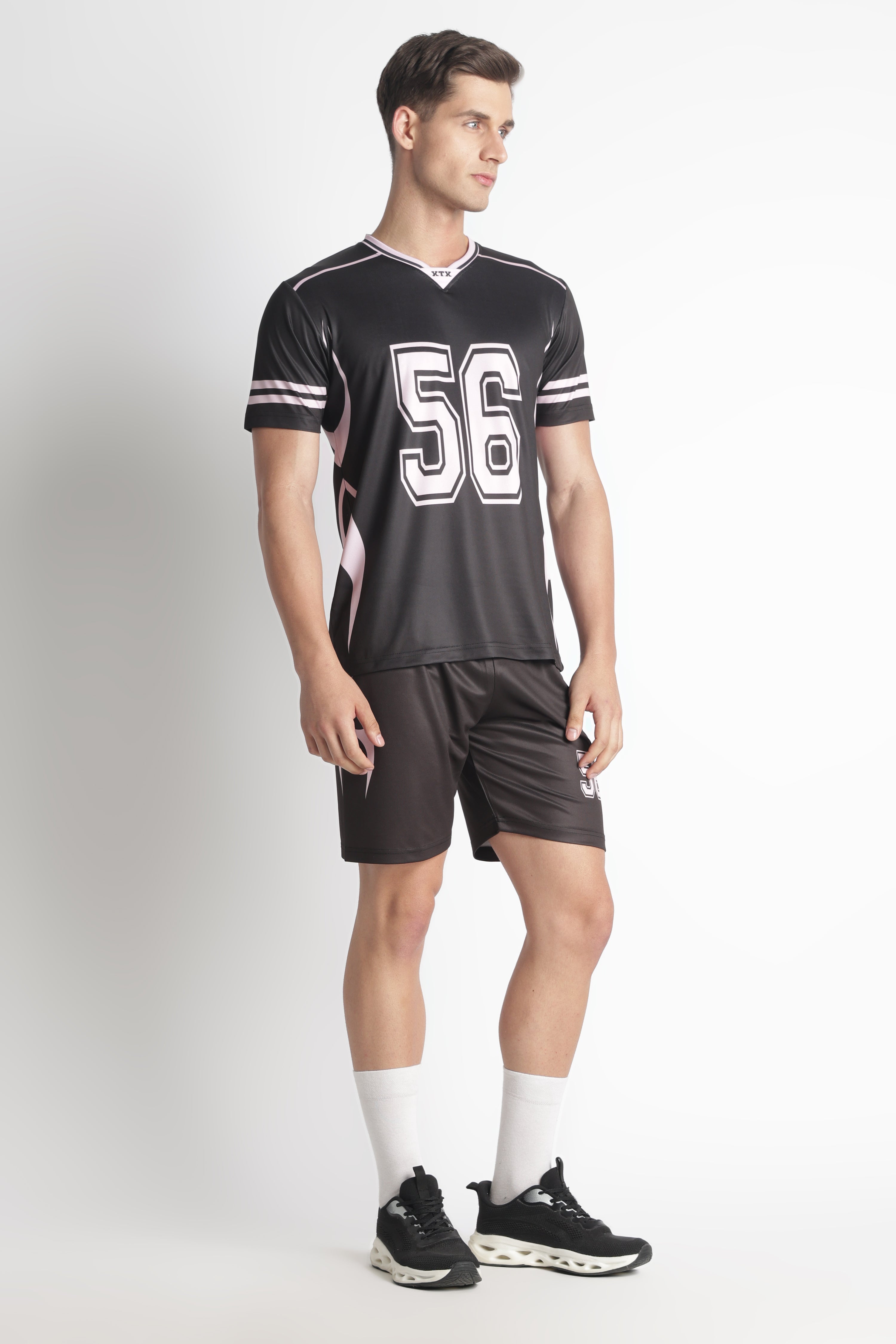 Black Athletic Jersey – Moisture‑Wicking Sportswear
