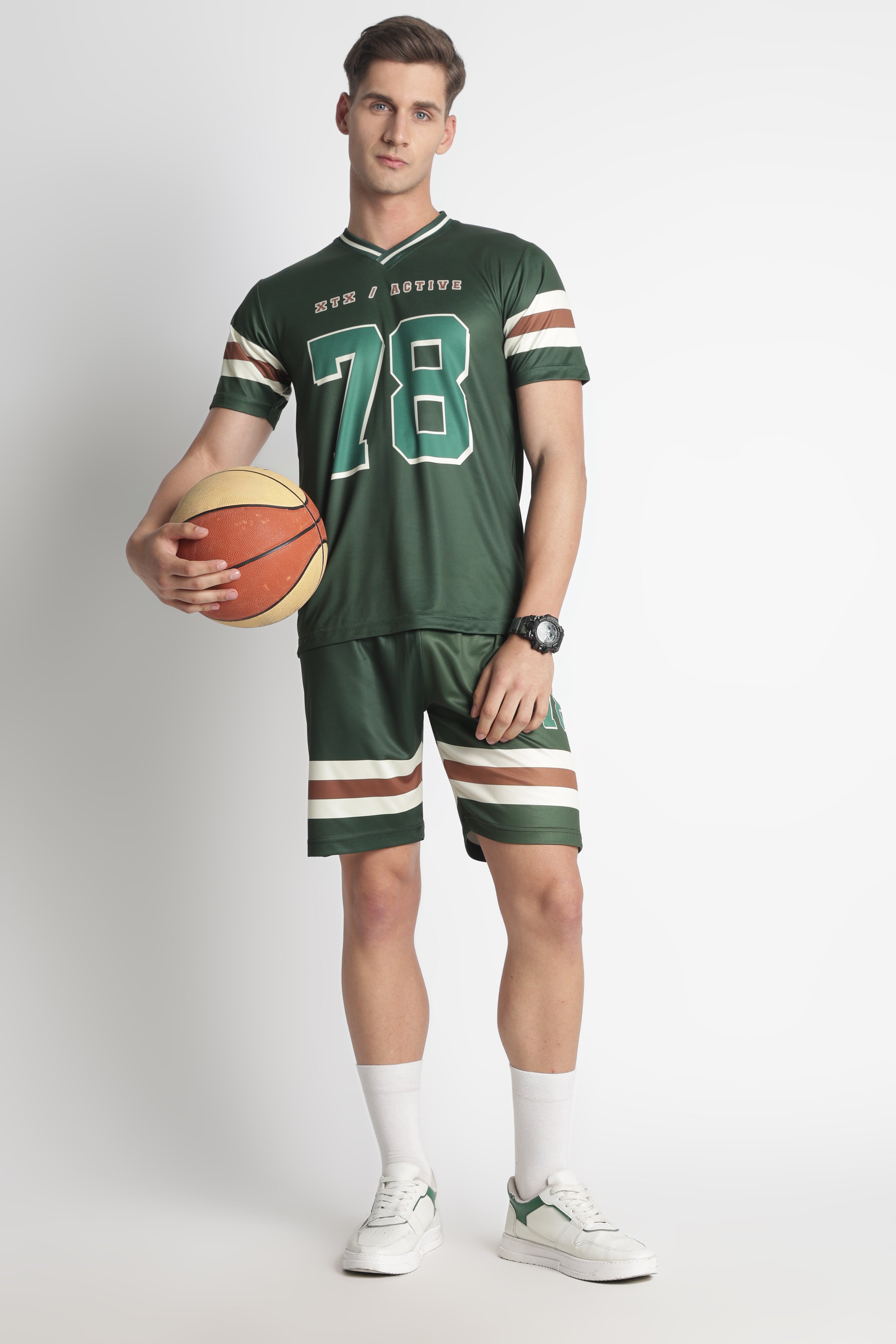 Green Athletic Jersey – Breathable Activewear | XTX ACTIVE
