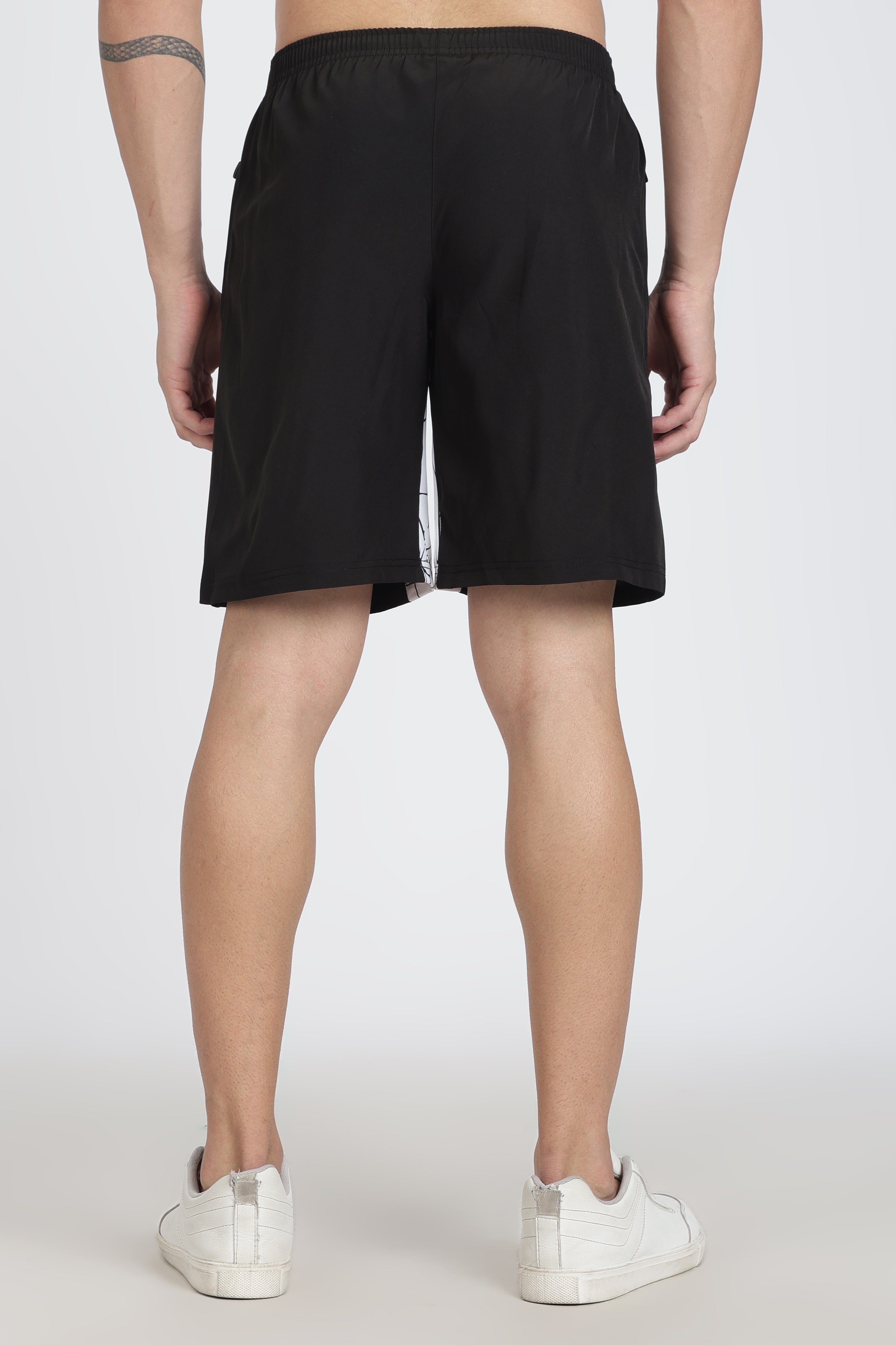 XTEX Black Active Shorts with Zip Pocket – Sporty Casual Wear