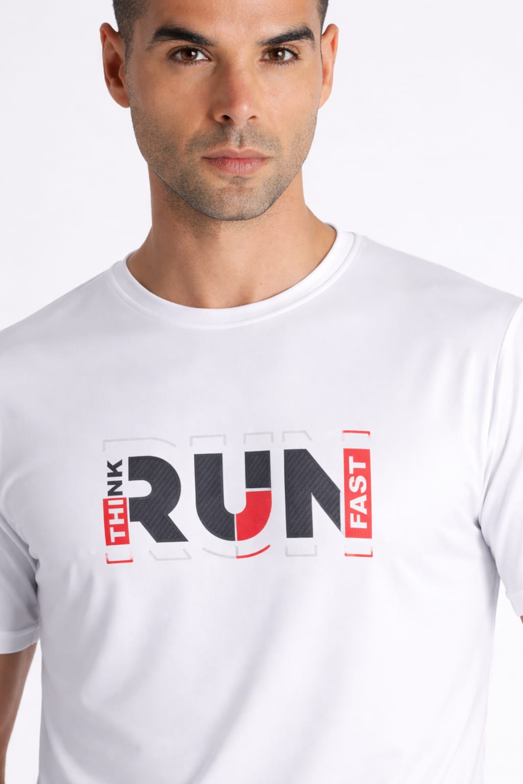 Men's White Running T-Shirt | Breathable