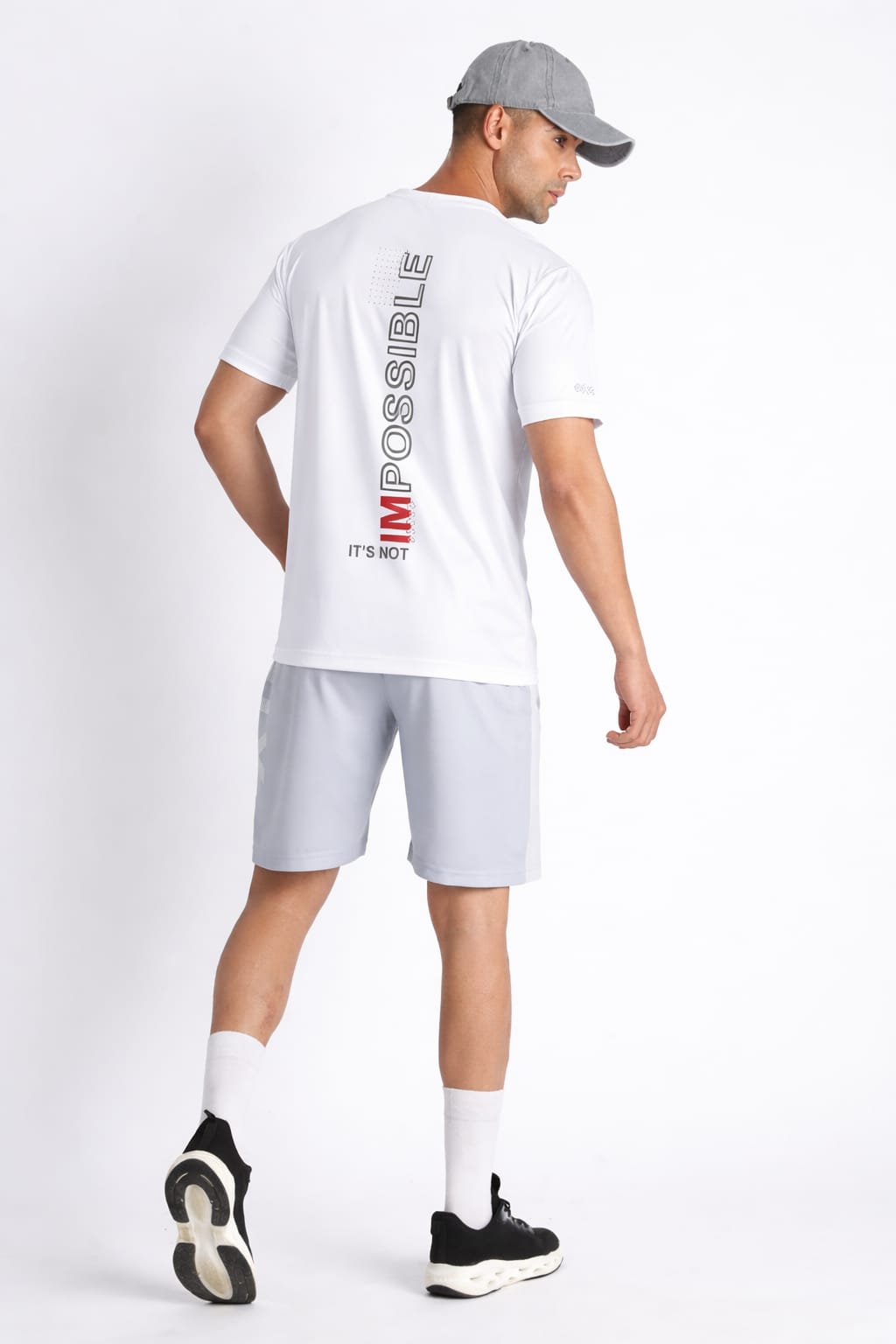 Men's White Running T-Shirt | Breathable