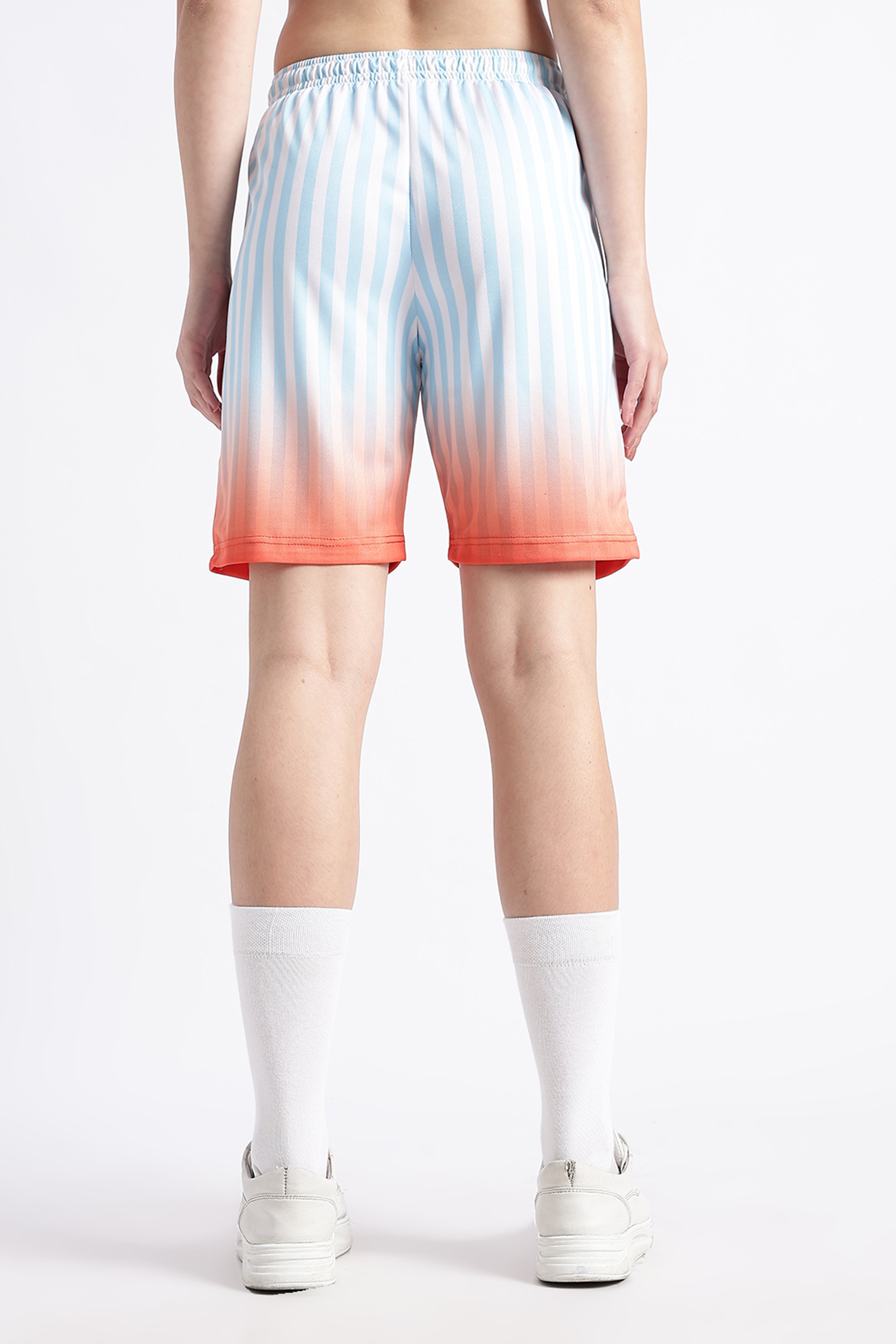 Orange Gradient Striped Athletic Jersey | XTX 1551 Sportswear