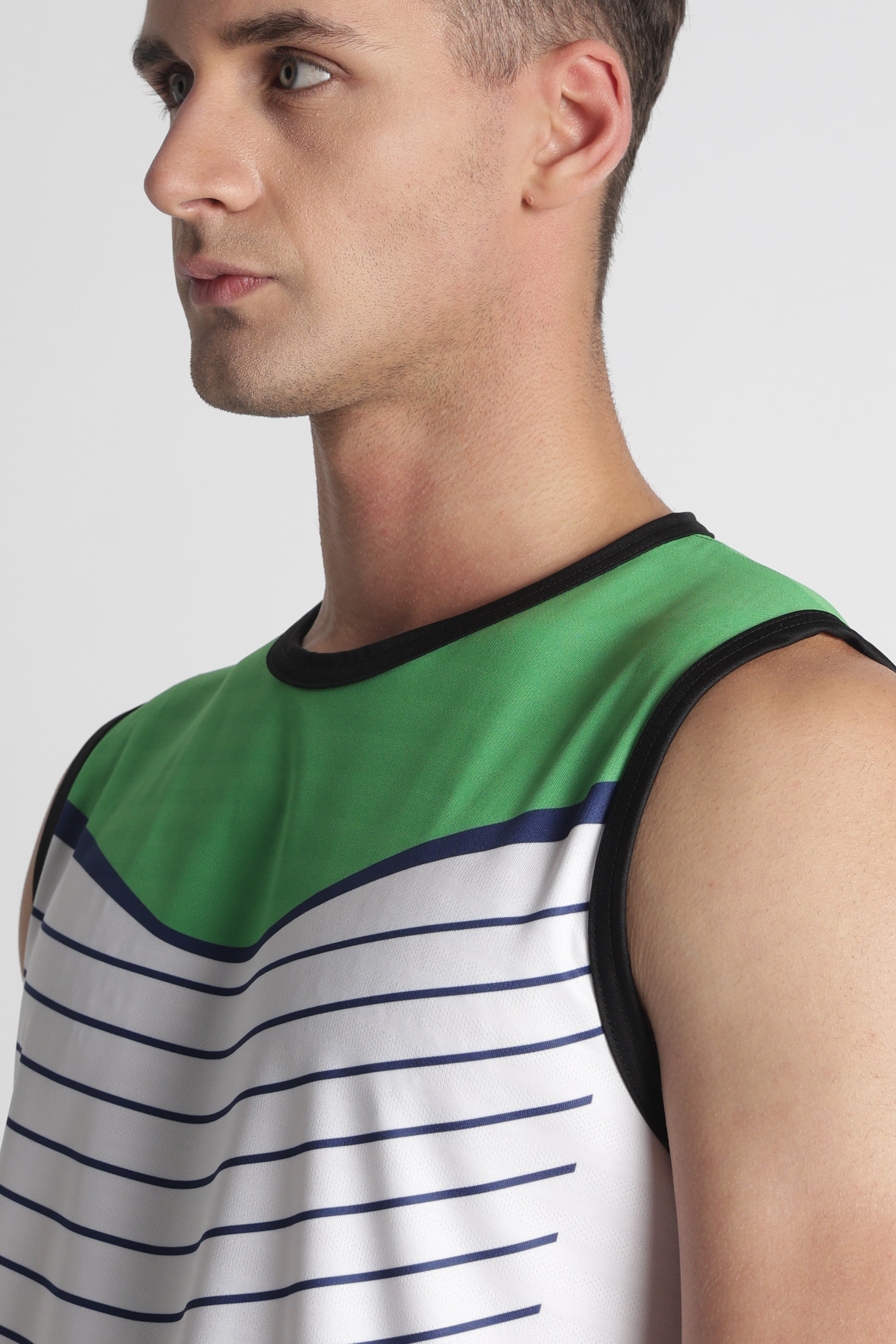 XTEX Stripped Antimicrobial Tank Top