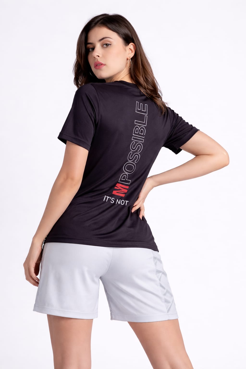 Women's XTEX Think Run Fast Jersey | Black Lightweight Moisture-Wicking Running Tee