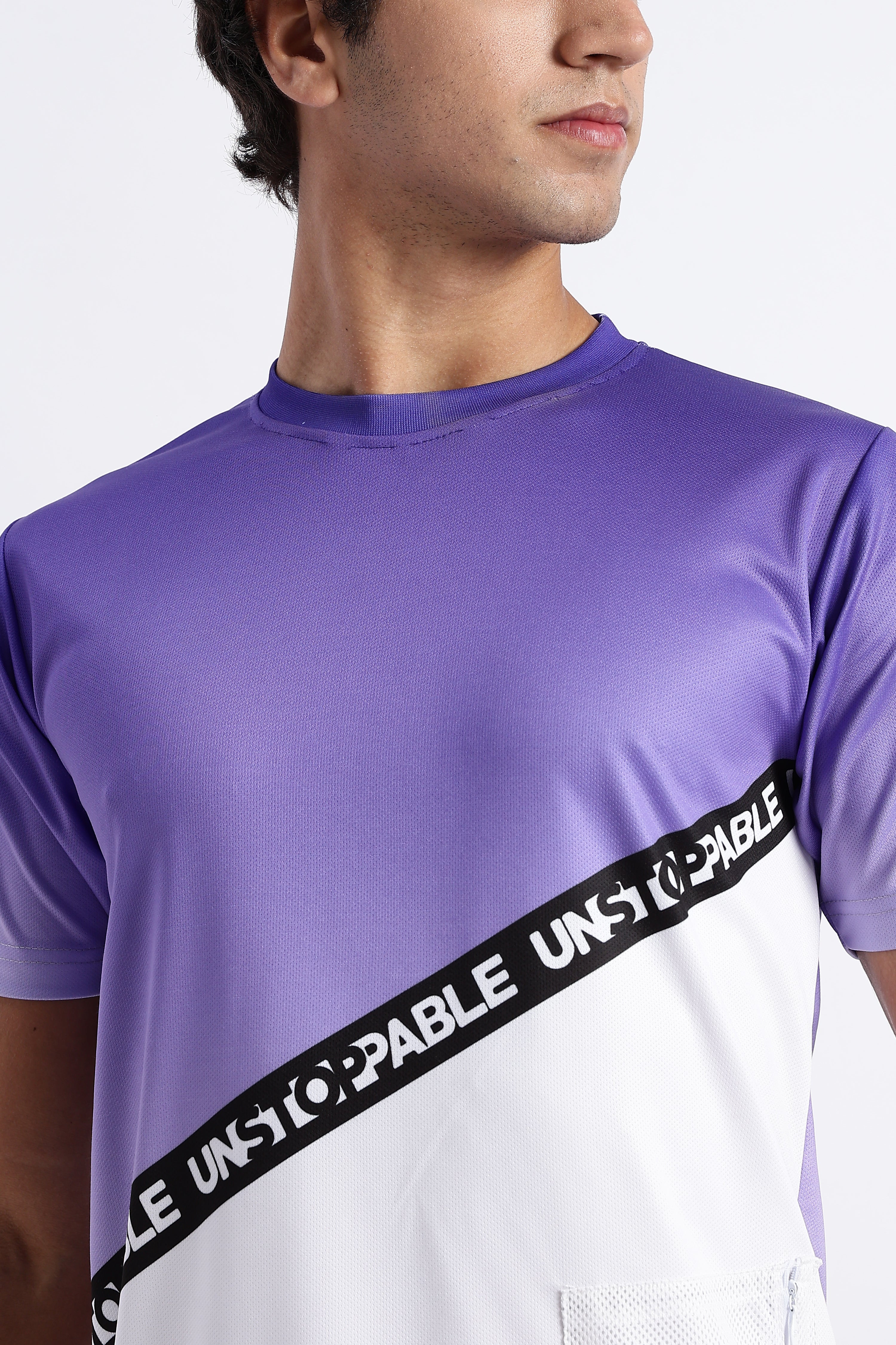 Purple UNSTOPPABLE Athletic Jersey – One Step Sporty Tee