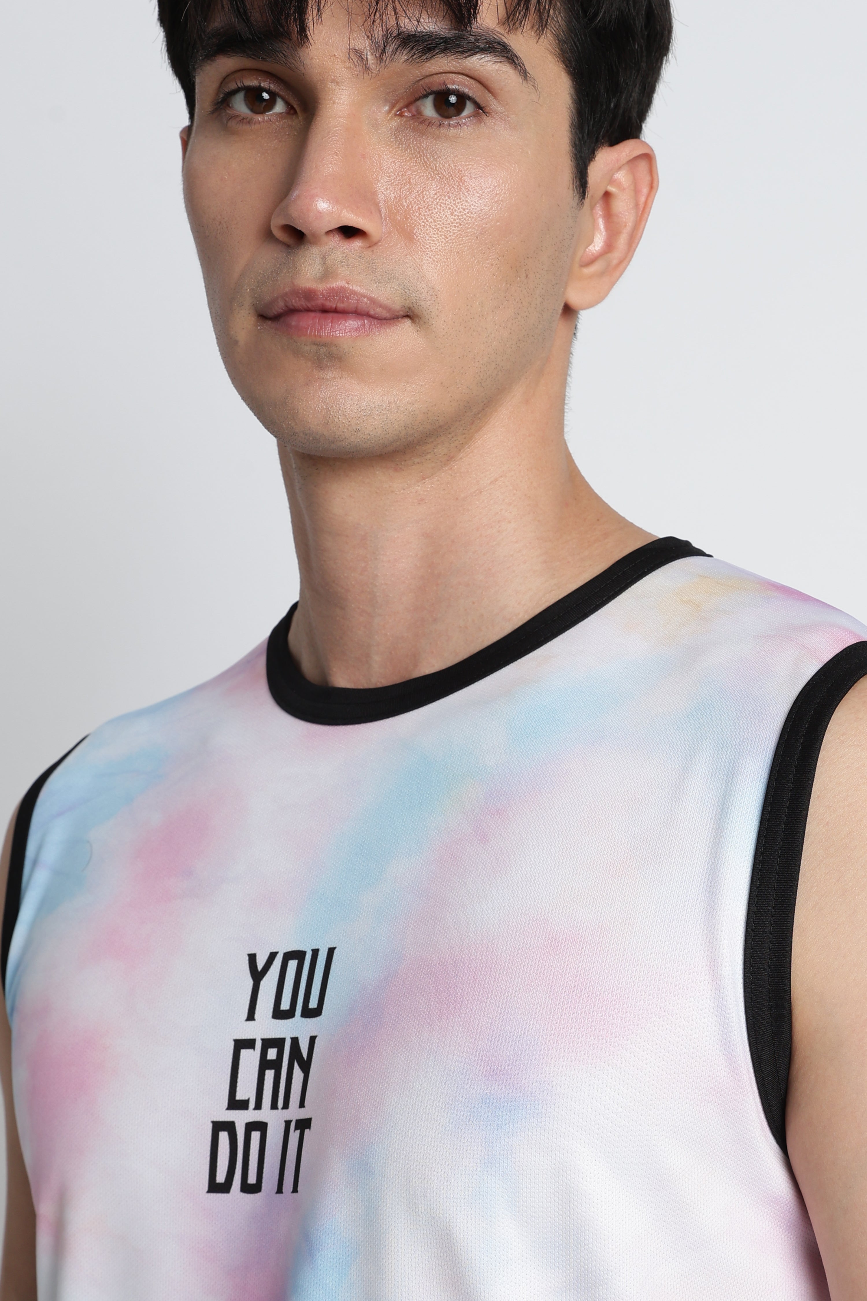Tie-Dye Gym Tank Top – Breathable Activewear