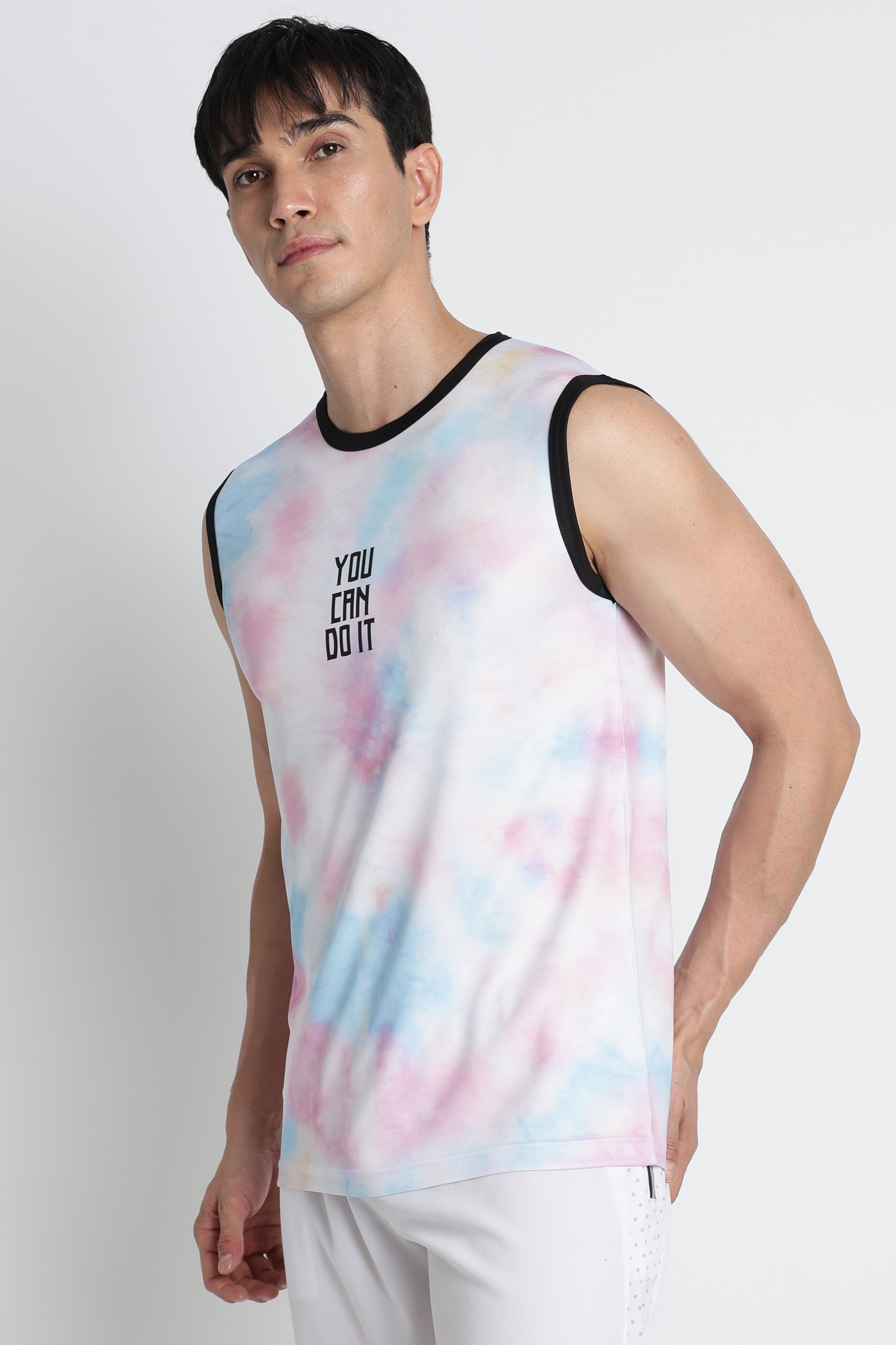 Tie-Dye Gym Tank Top – Breathable Activewear