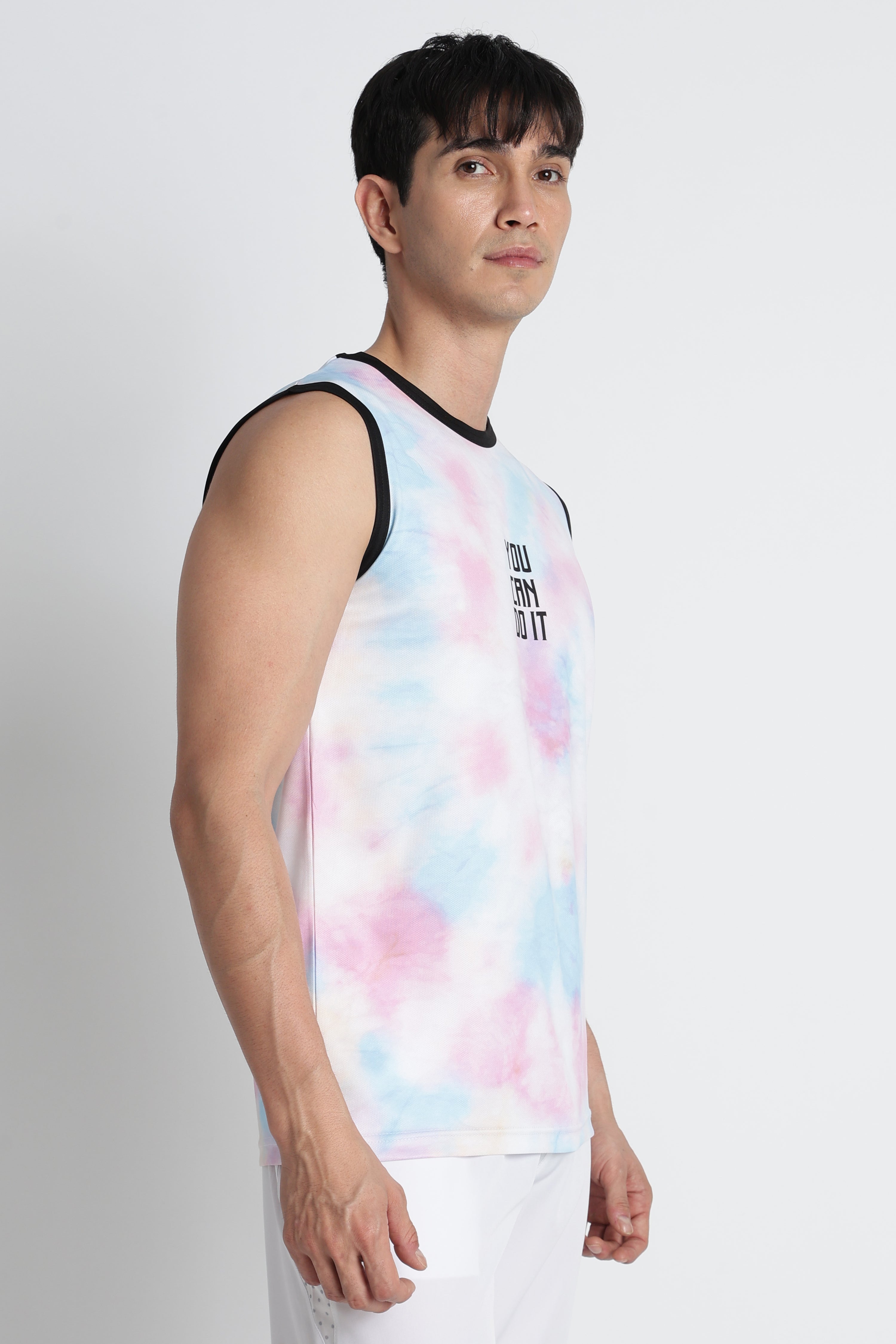 Tie-Dye Gym Tank Top – Breathable Activewear