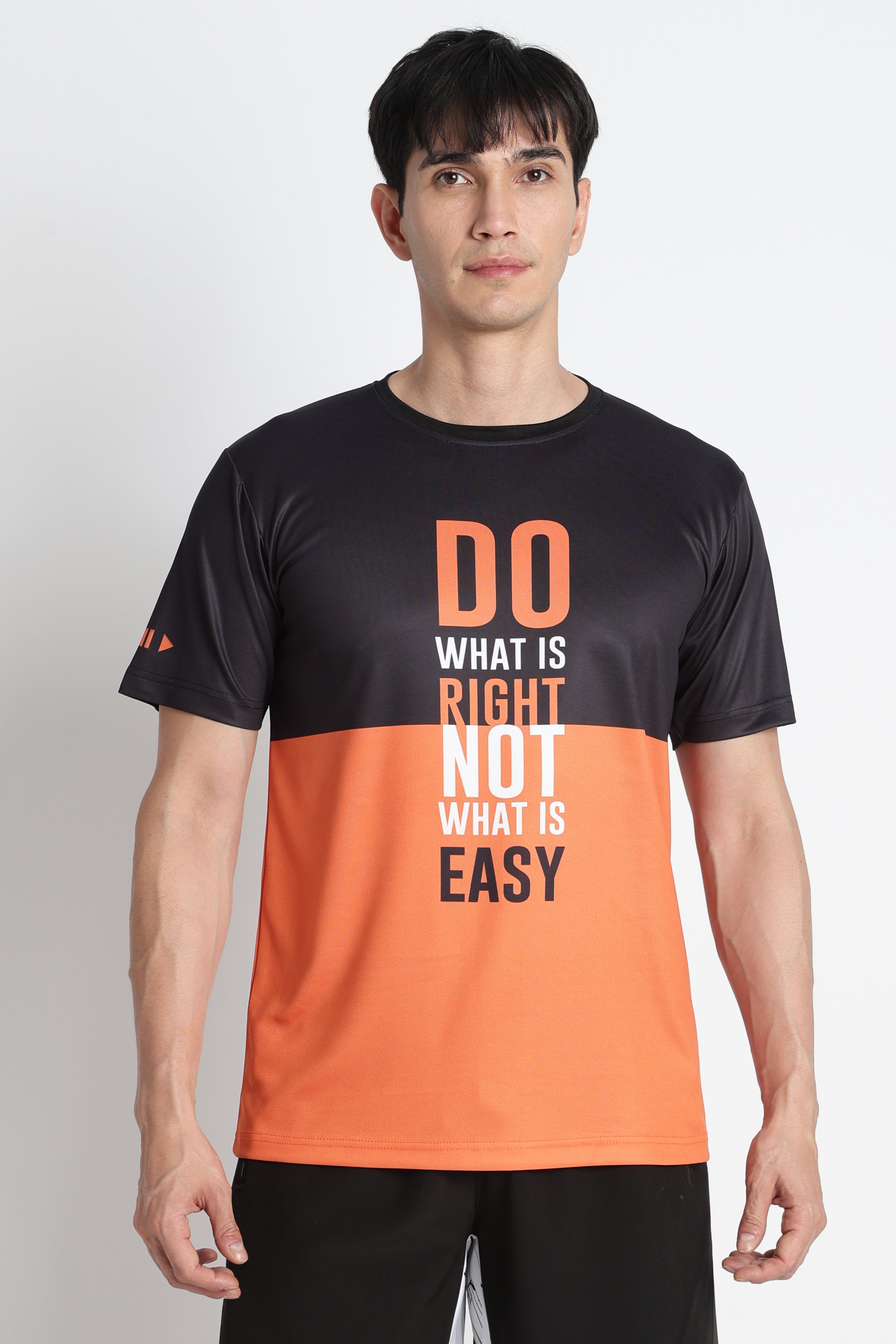 Black-Orange Activewear Jersey – Stop. Pause . Play