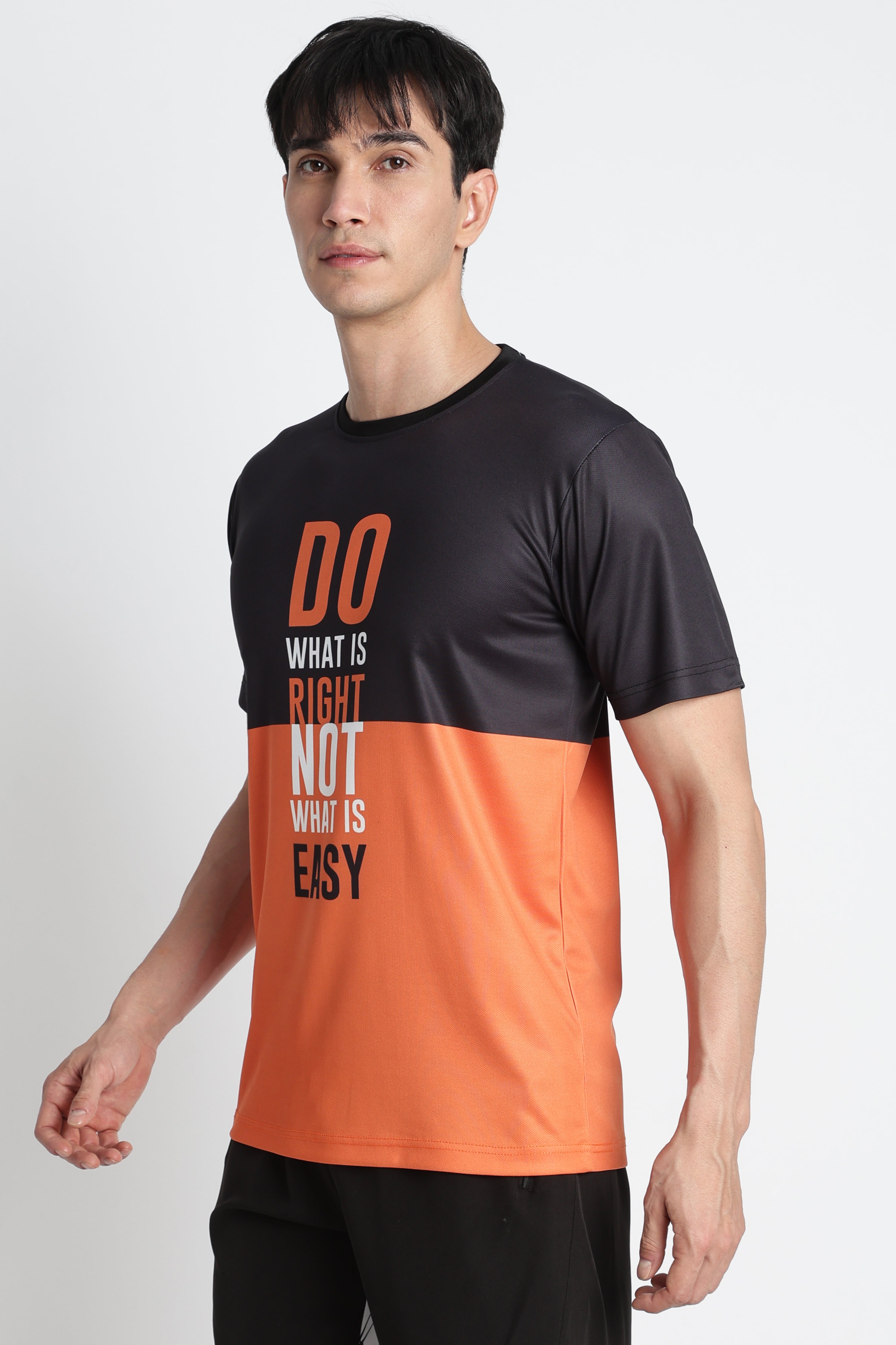 Black-Orange Activewear Jersey – Stop. Pause . Play